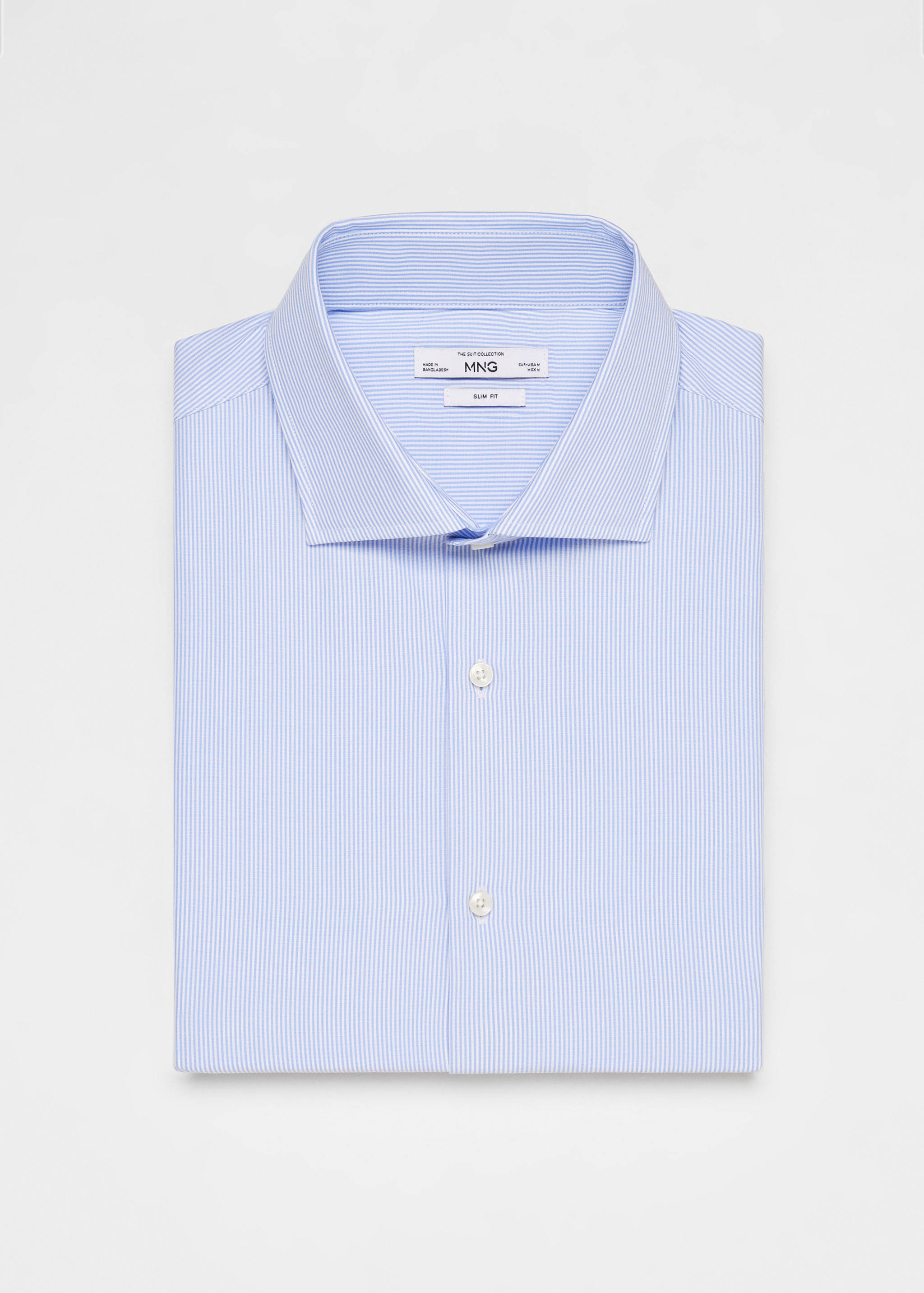 Chemise costume slim-fit twill milleraies - Détail de l'article 8