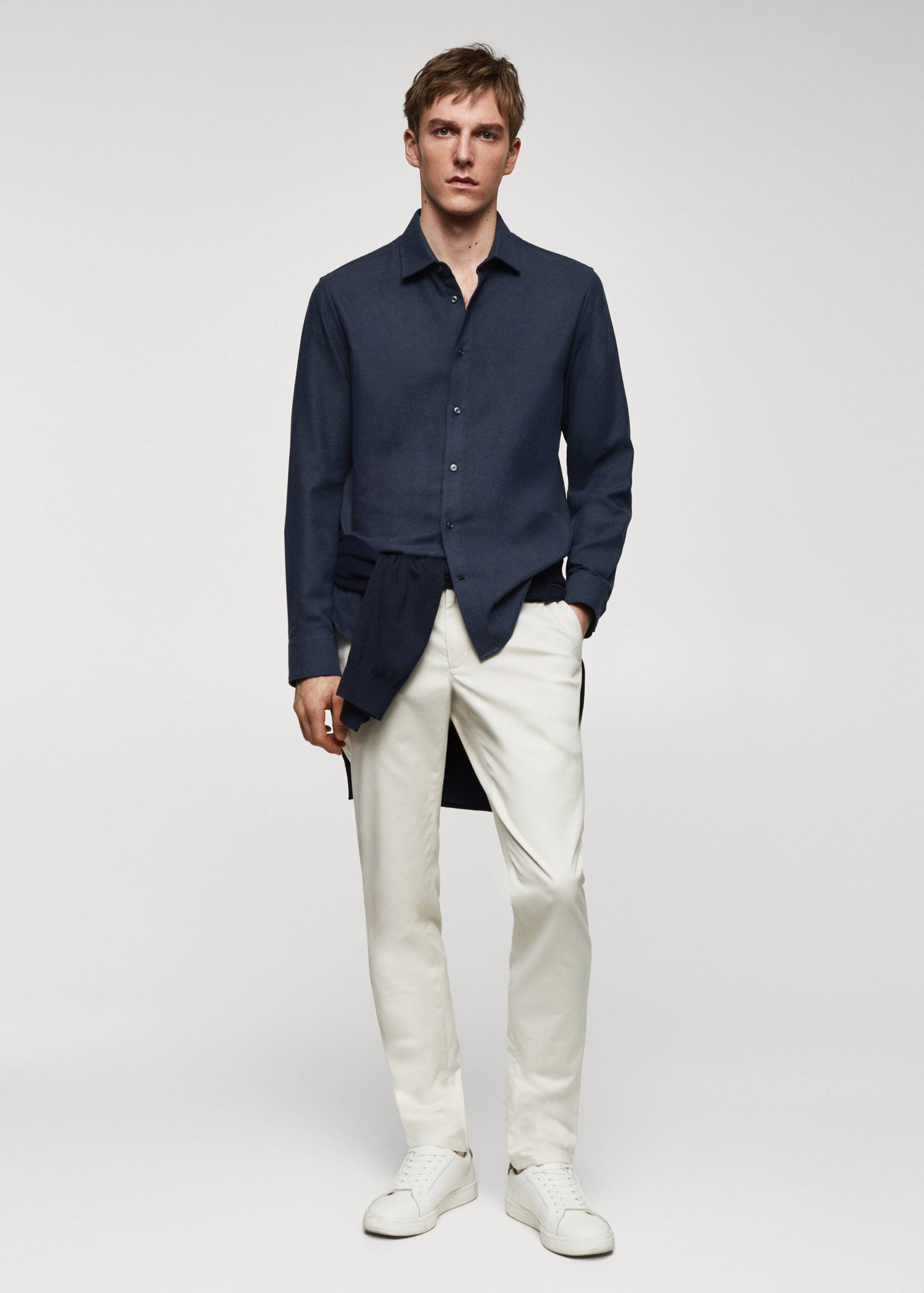 Chemise twill flanelle - Plan général