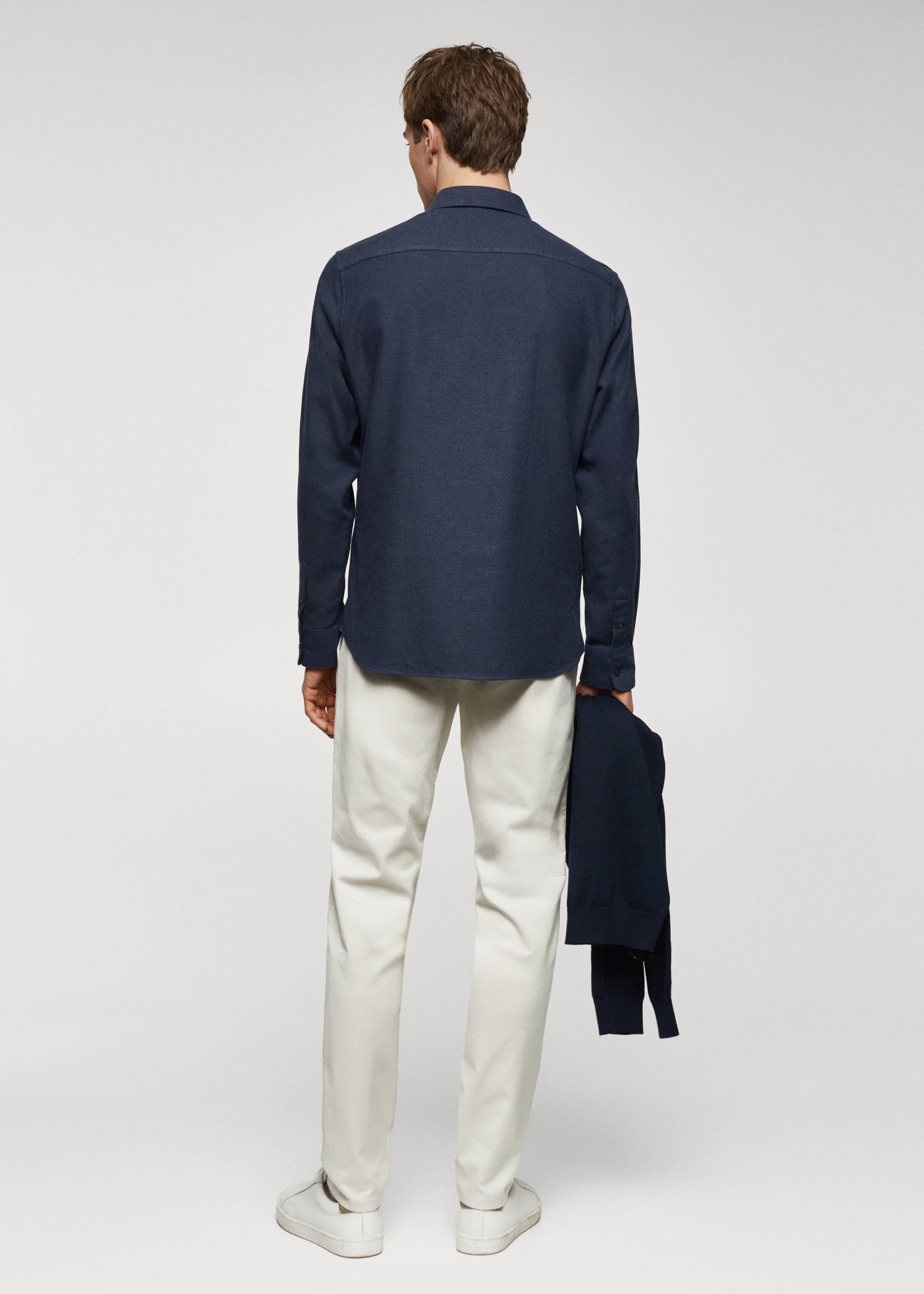 Chemise twill flanelle - Verso de l’article