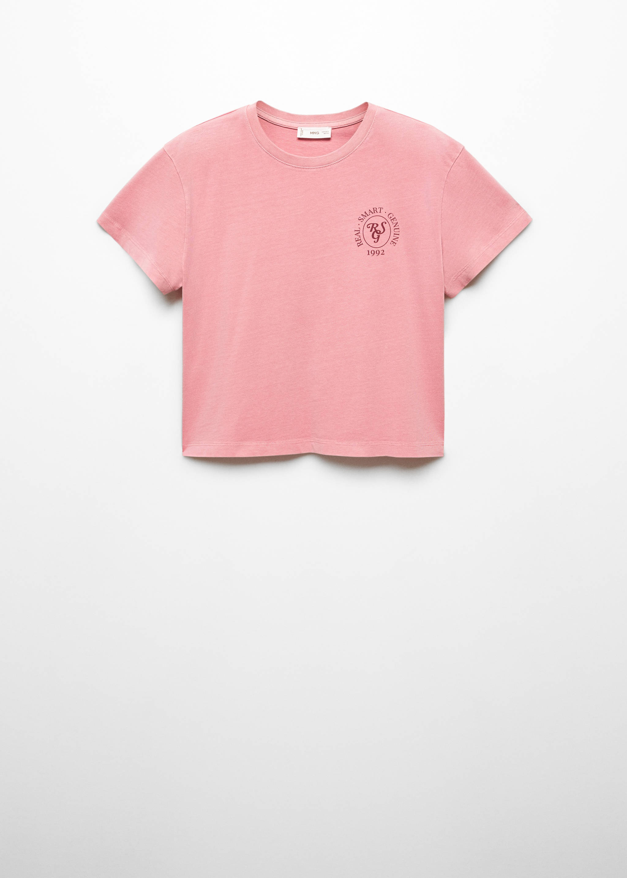 T-shirt crop imprimé - Article sans modèle