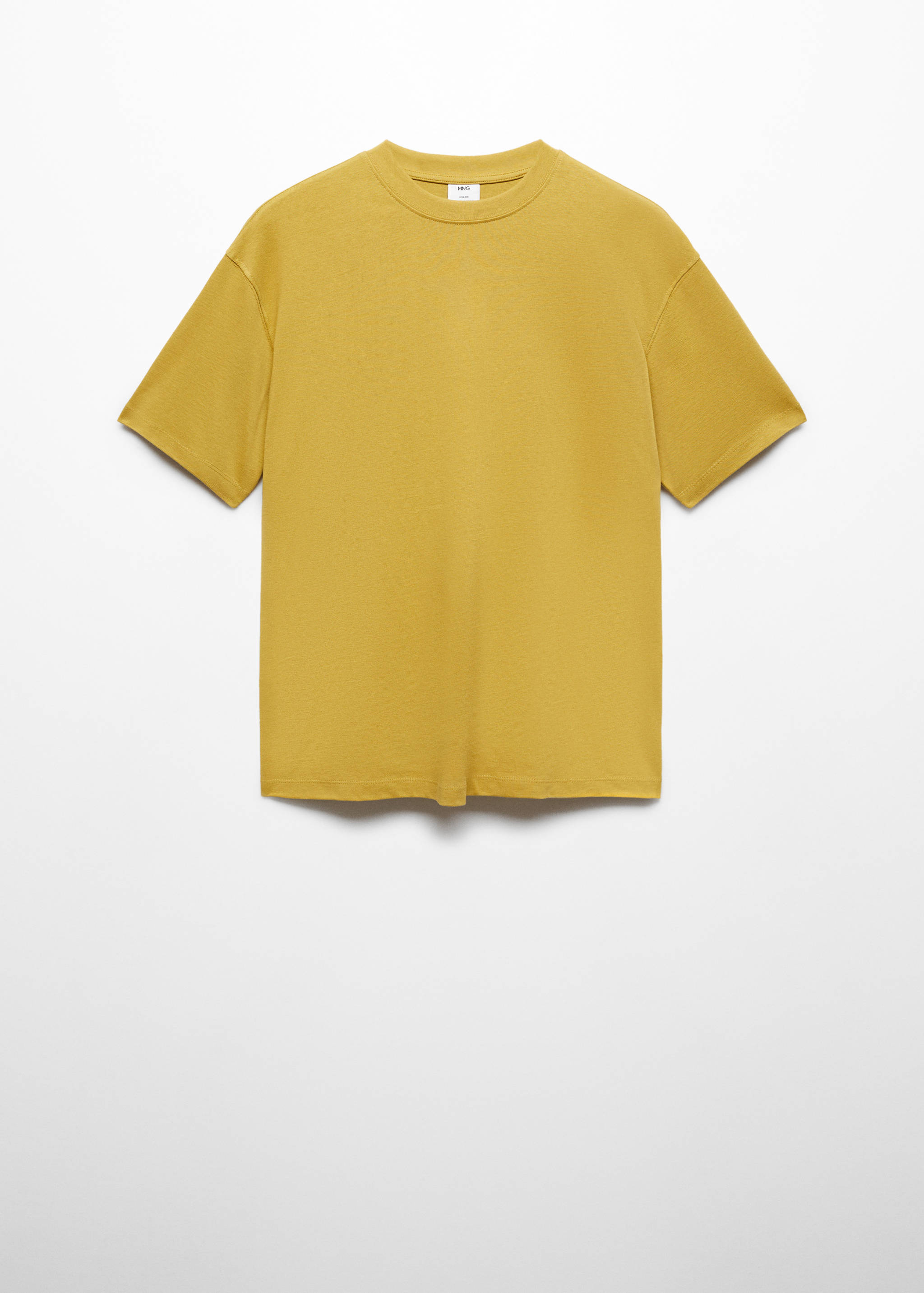 Basic 100% cotton relaxed-fit t-shirt - Article without model