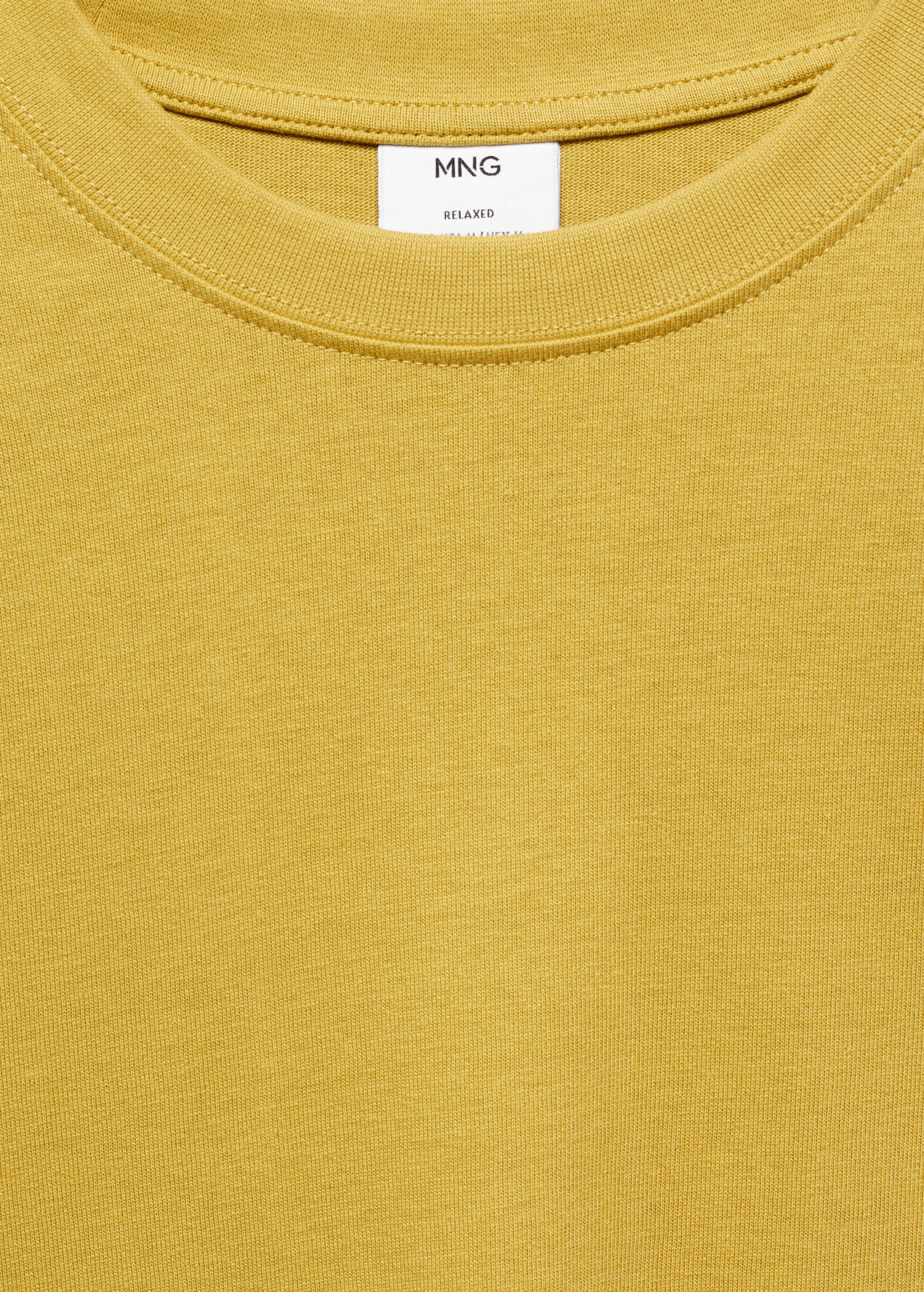 Basic 100% cotton relaxed-fit t-shirt - Details of the article 8