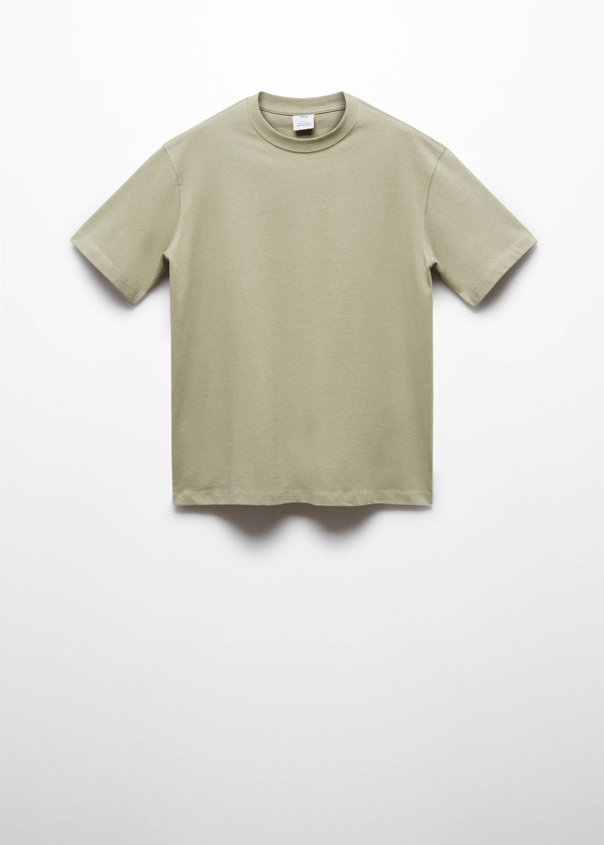 Basic 100% cotton relaxed-fit t-shirt - Article without model