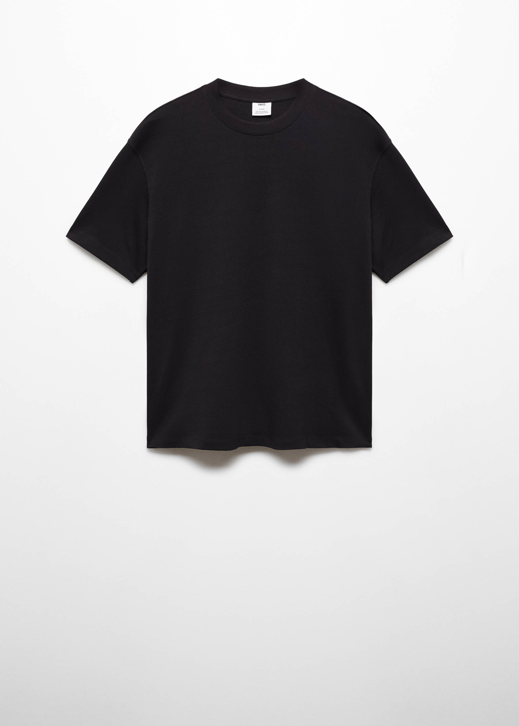 Basic 100% cotton relaxed-fit t-shirt - Article without model