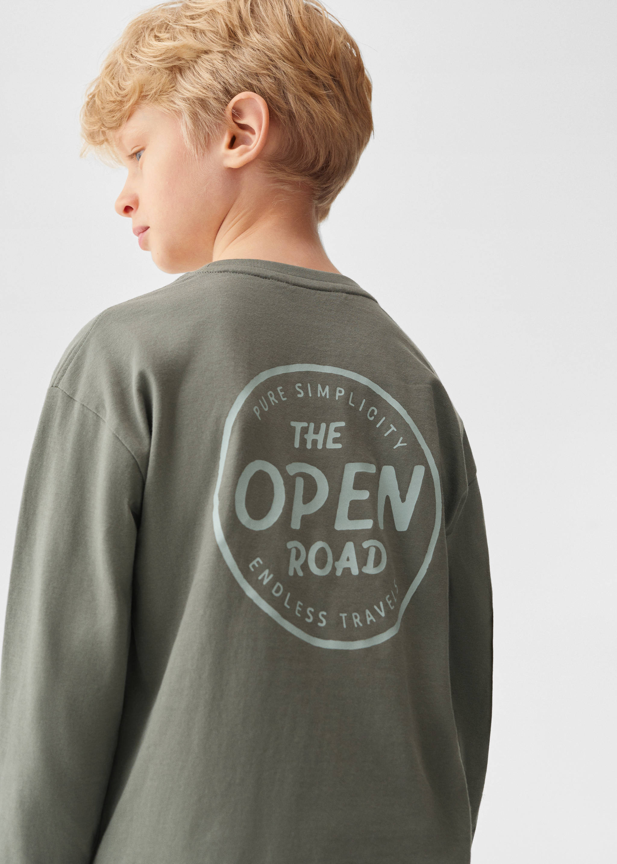 Printed long sleeve t-shirt - Details of the article 1