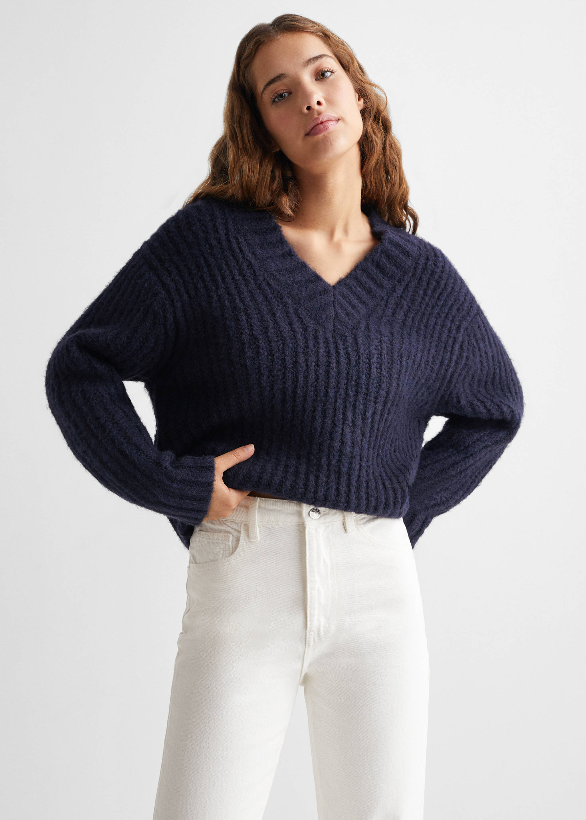 Vaqueros Mom-fit - Plano medio