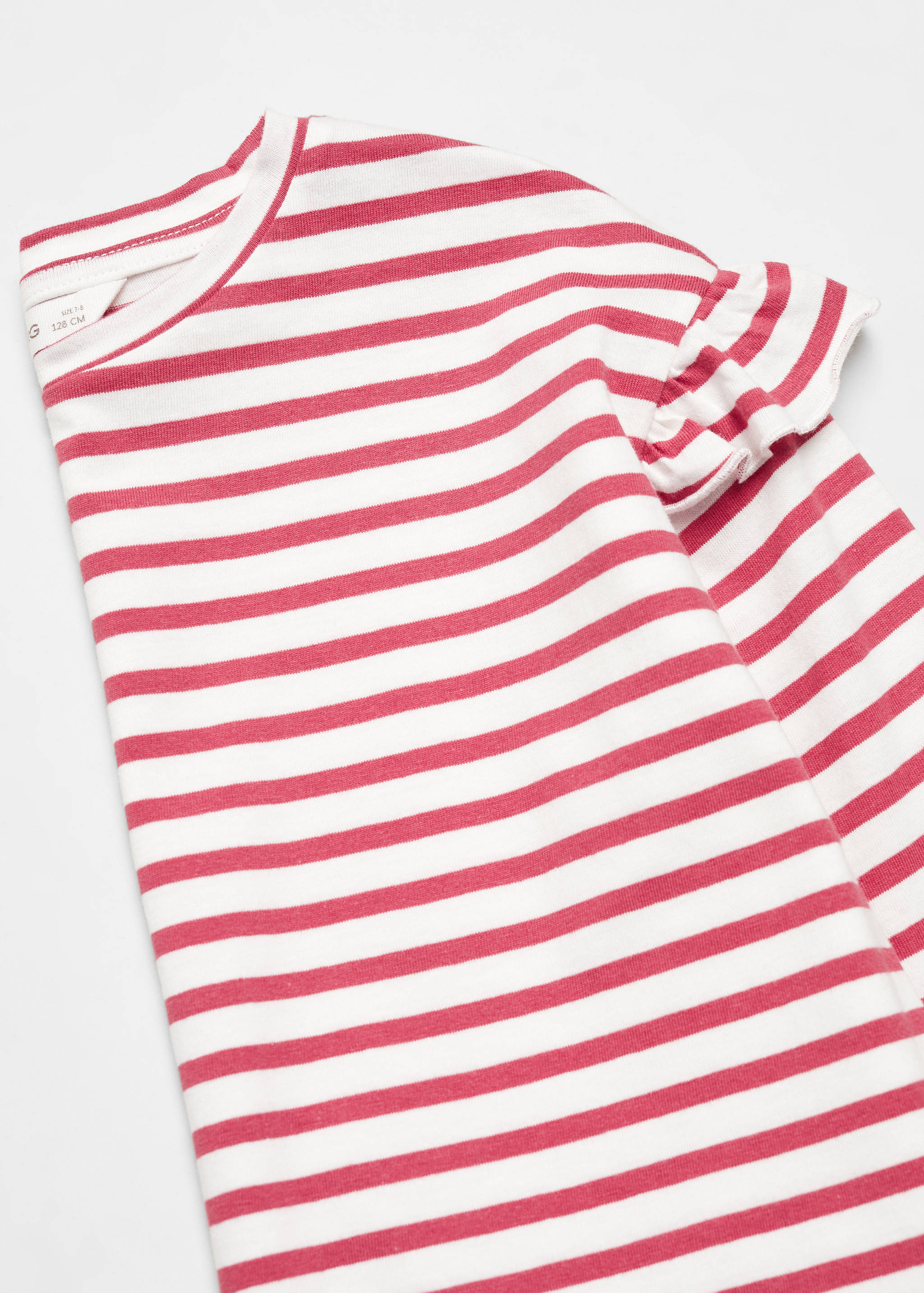 Striped ruffle sleeve t-shirt - Details of the article 8