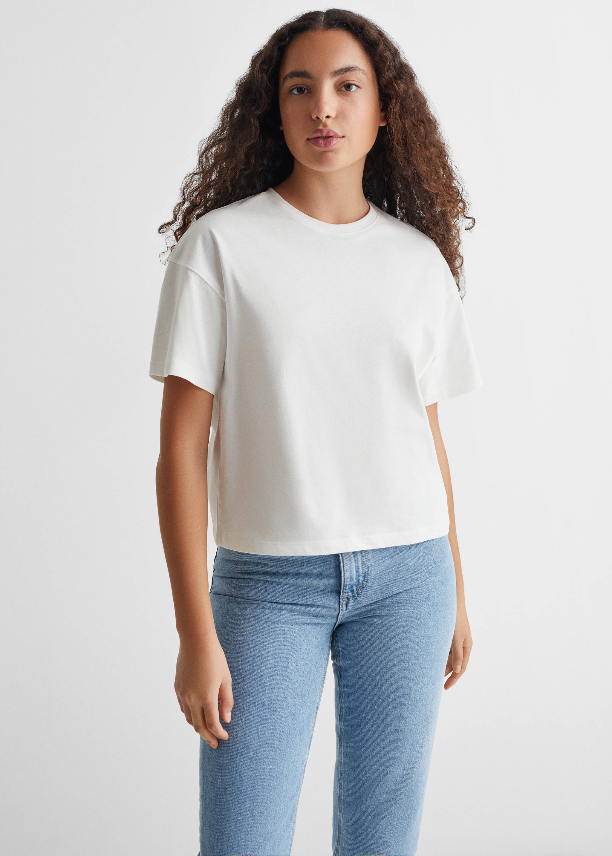 Essential cotton T-shirt - Medium plane