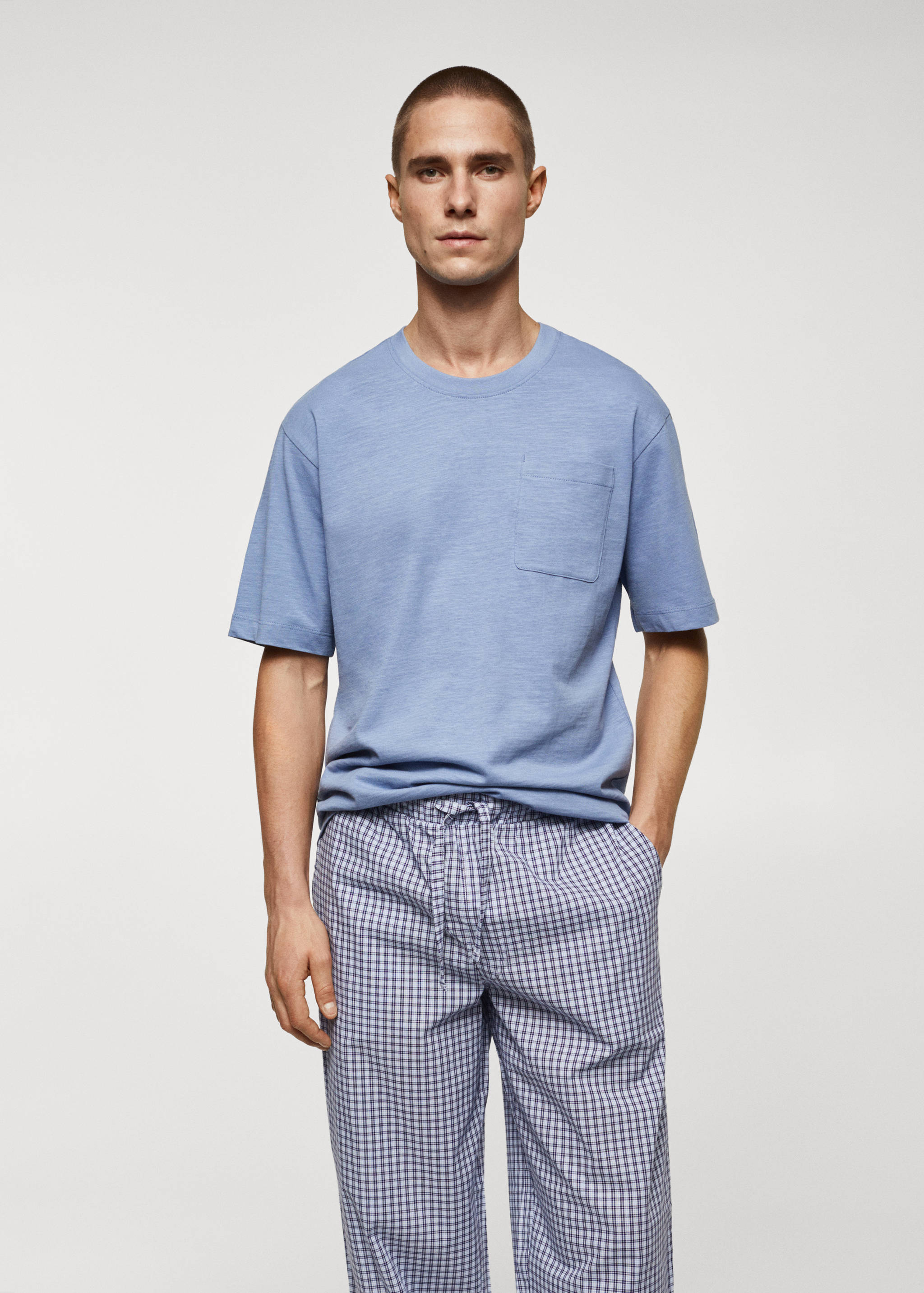 Check cotton pyjama pack - Details of the article 1