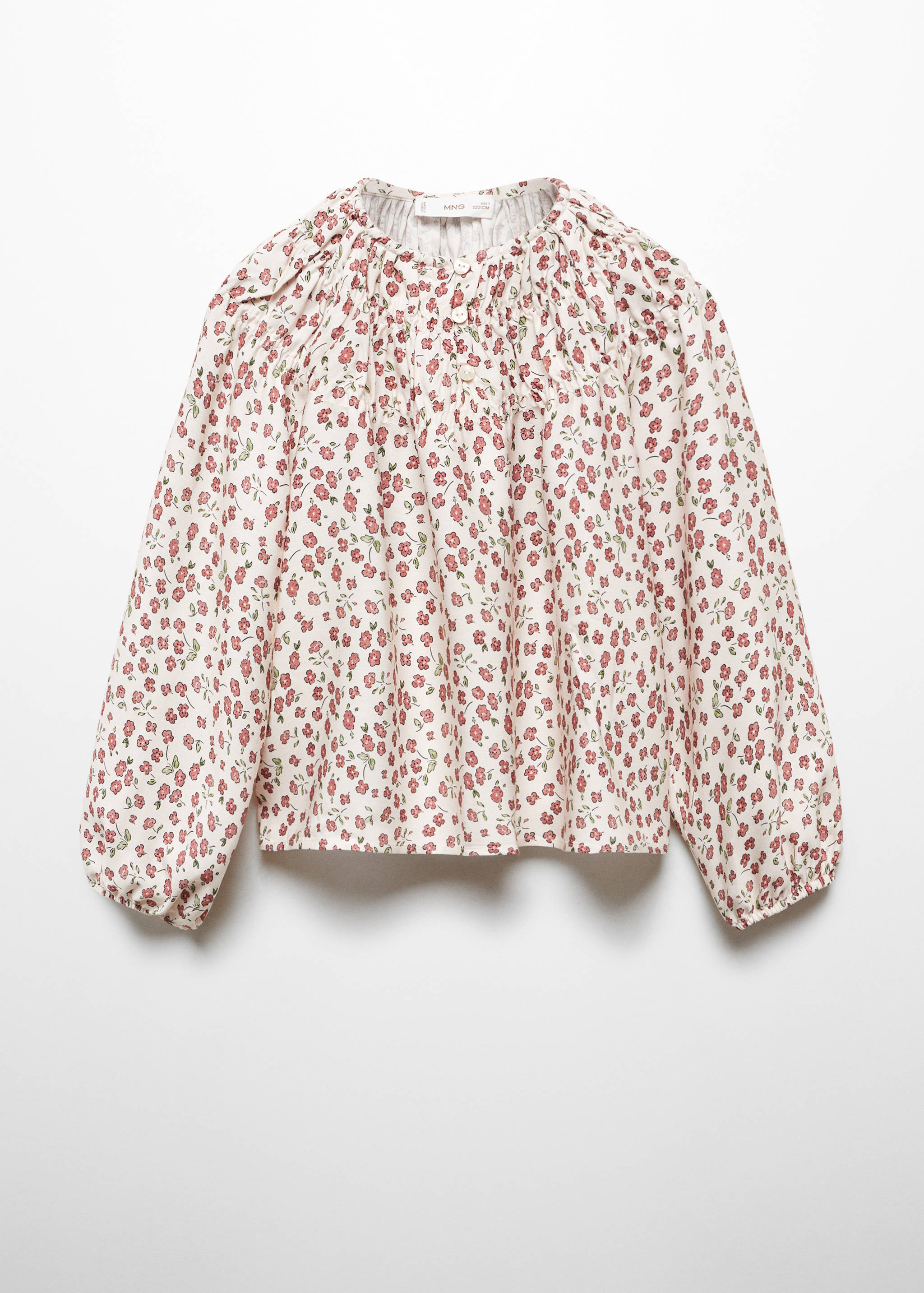 Blus bermotif bunga - Barang tanpa model