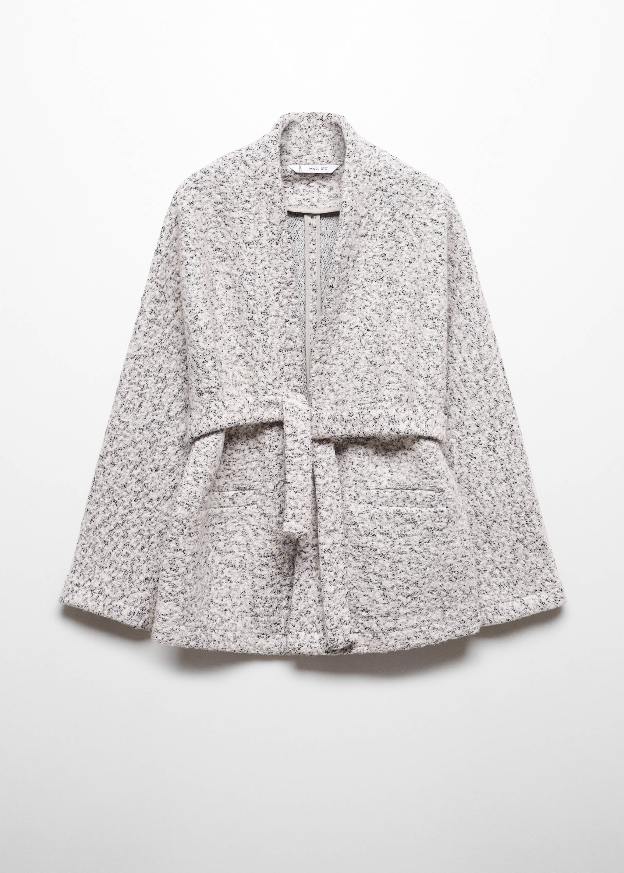 Veste laine ceinture - Article sans modèle