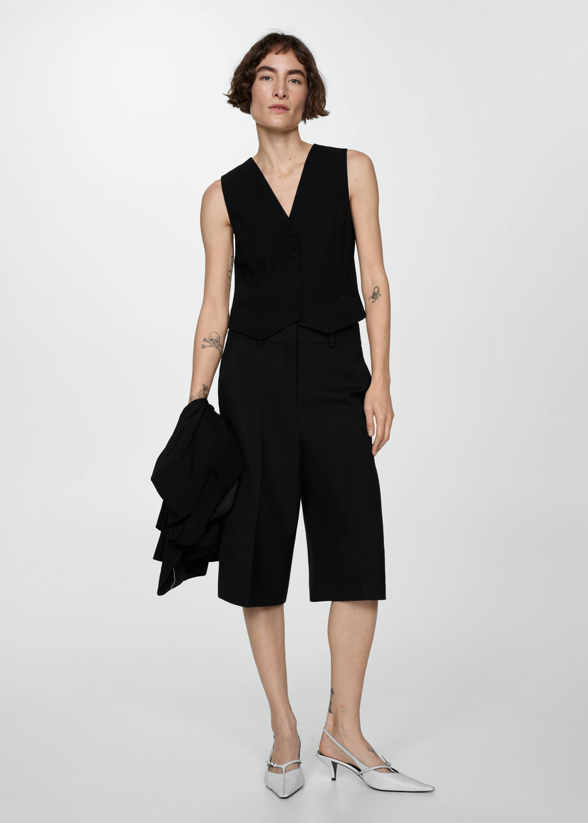 Chaleco traje botones - Plano general