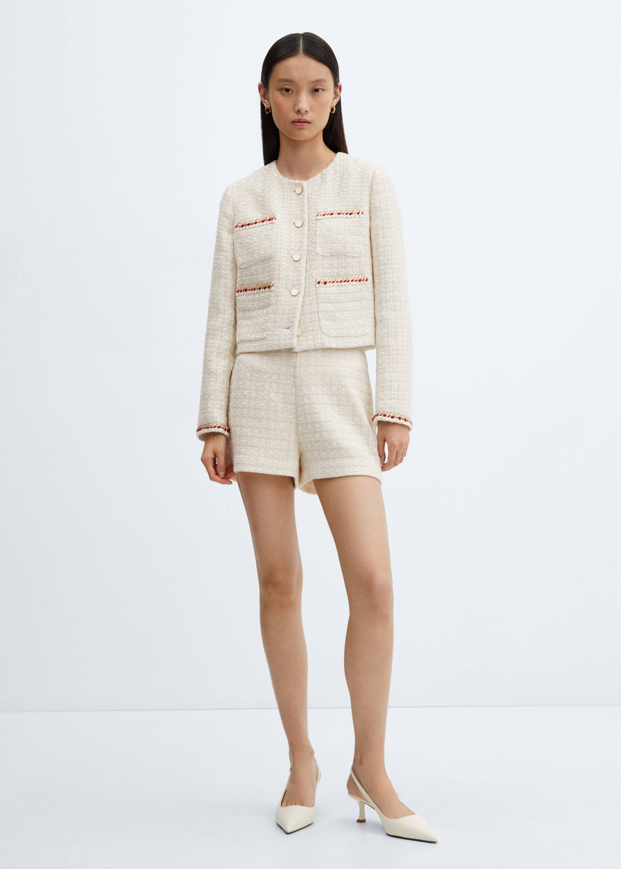 Short tweed liseré - Plan général