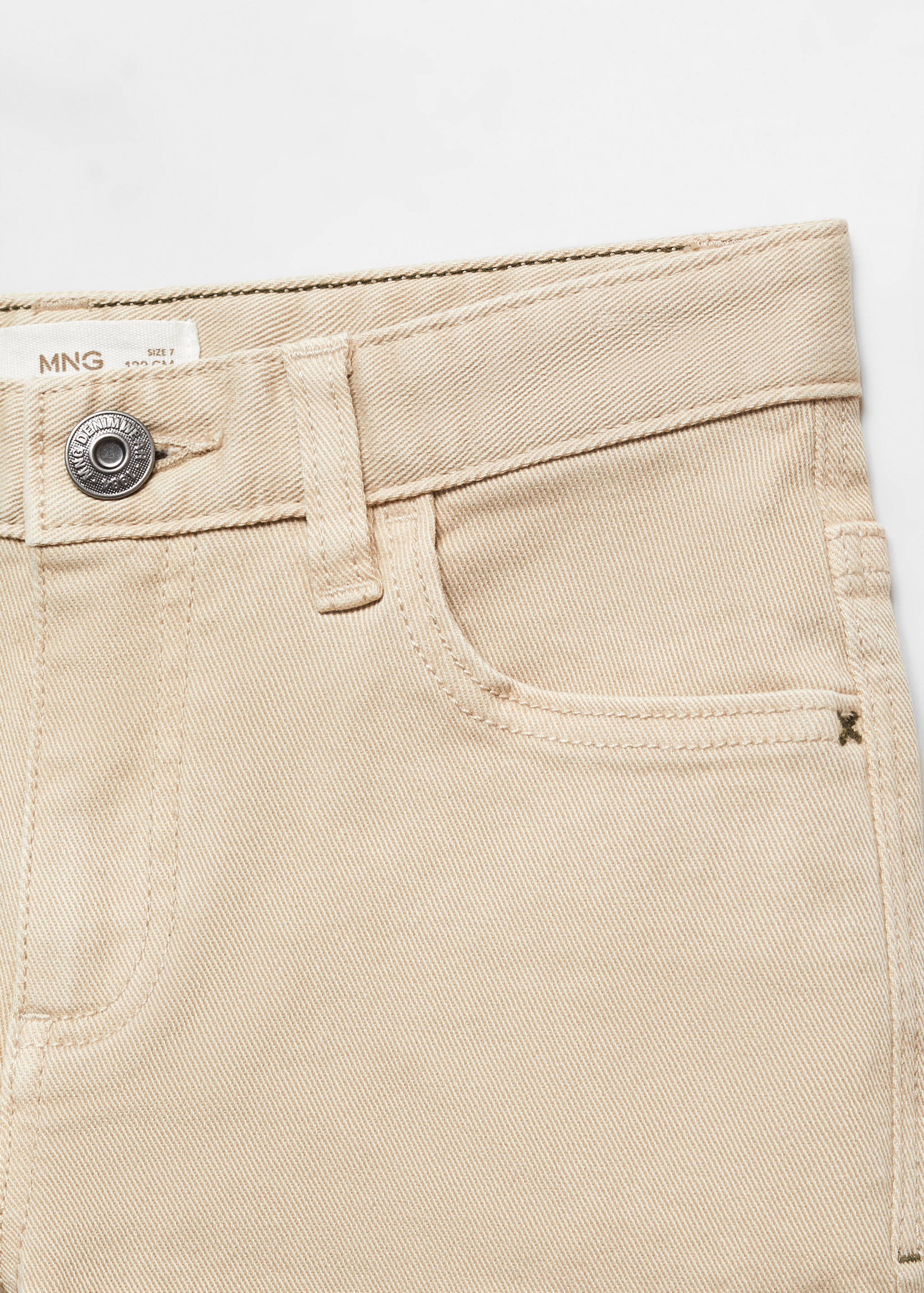 Straight-fit cotton trousers - Details of the article 8