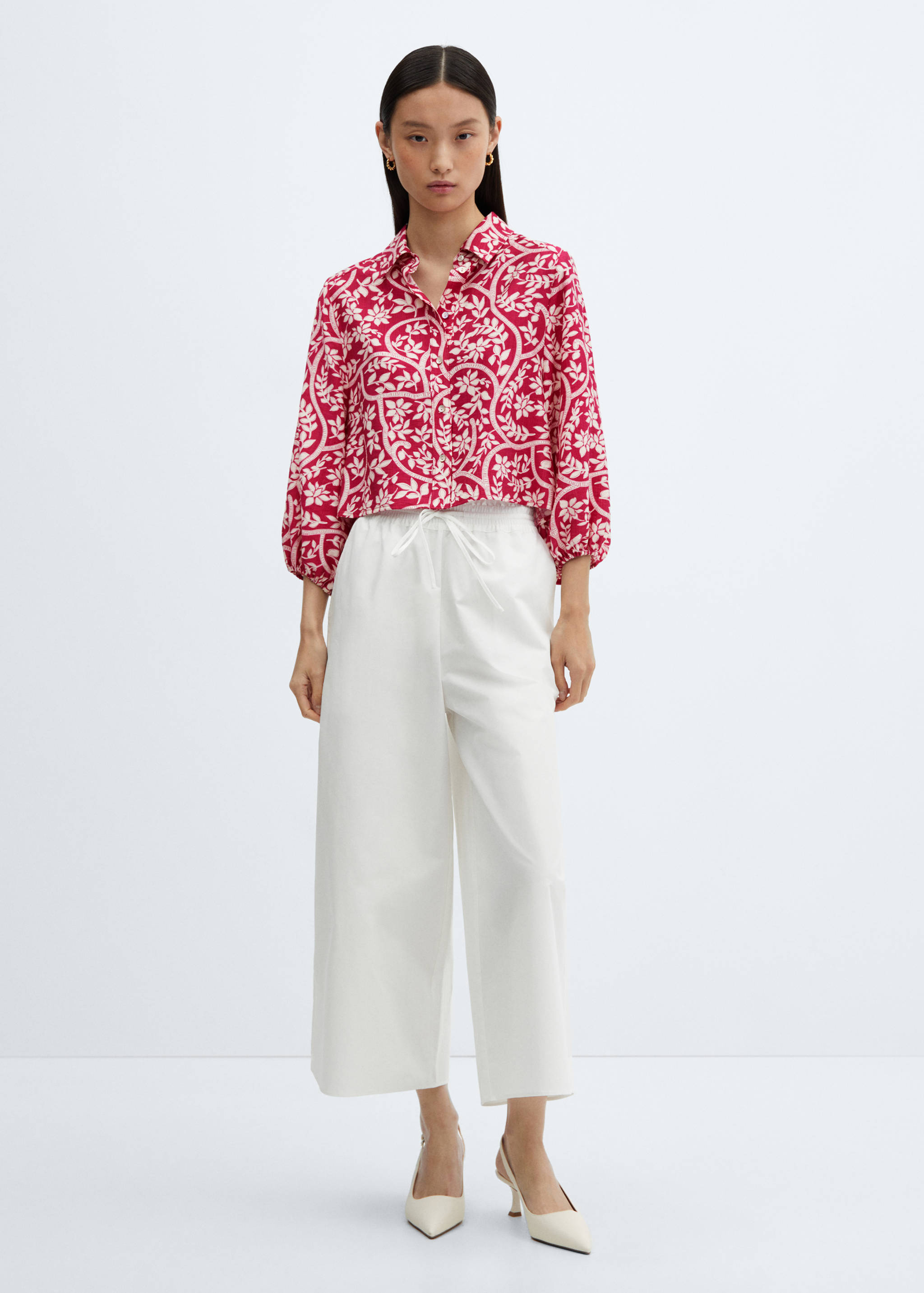 Floral print shirt - General plane