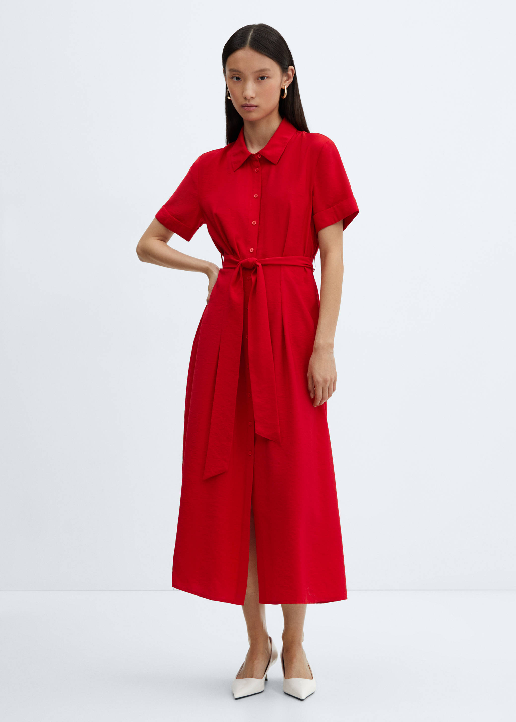 Bow shirt dress - General plane