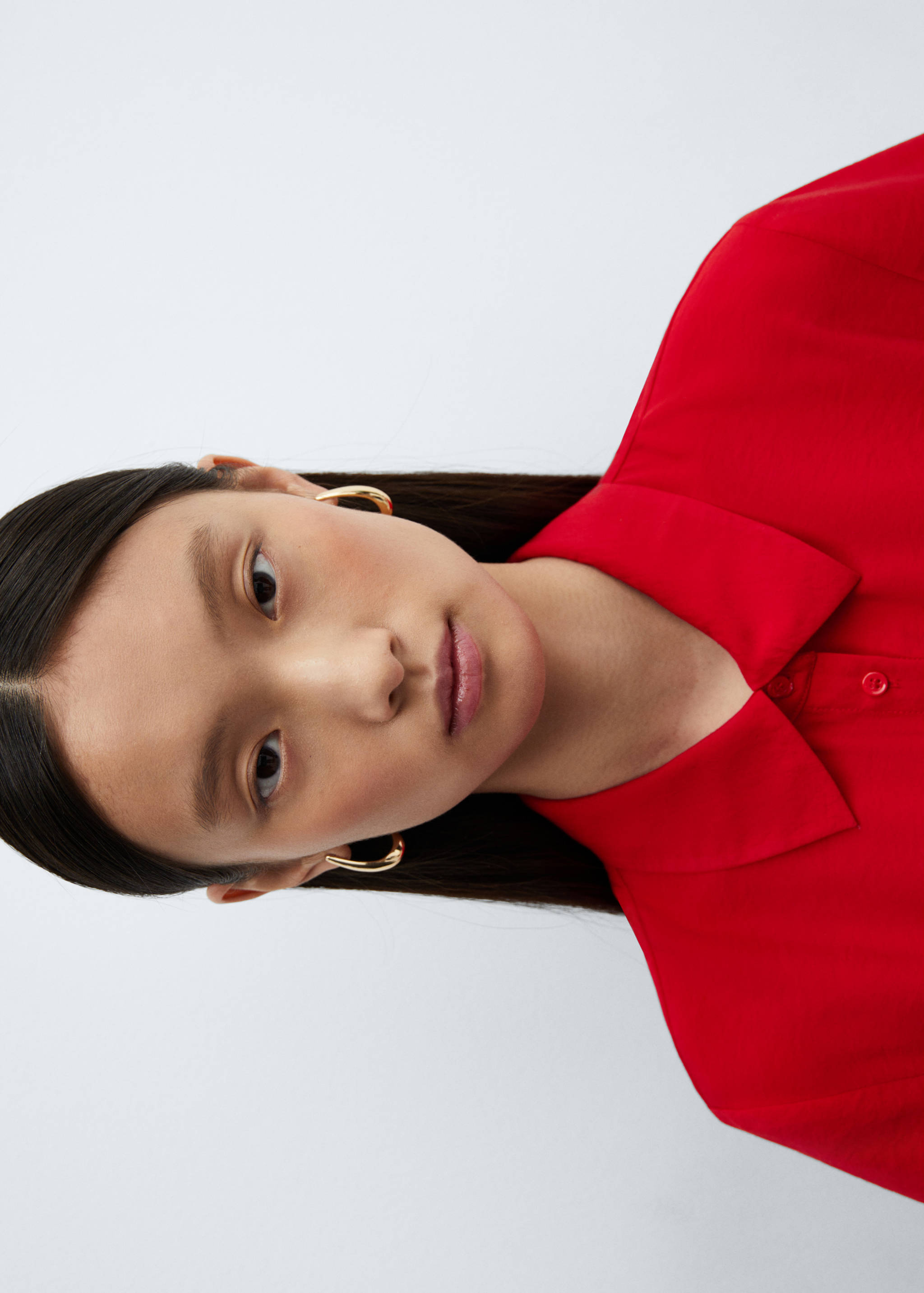 Bow shirt dress - Details of the article 1