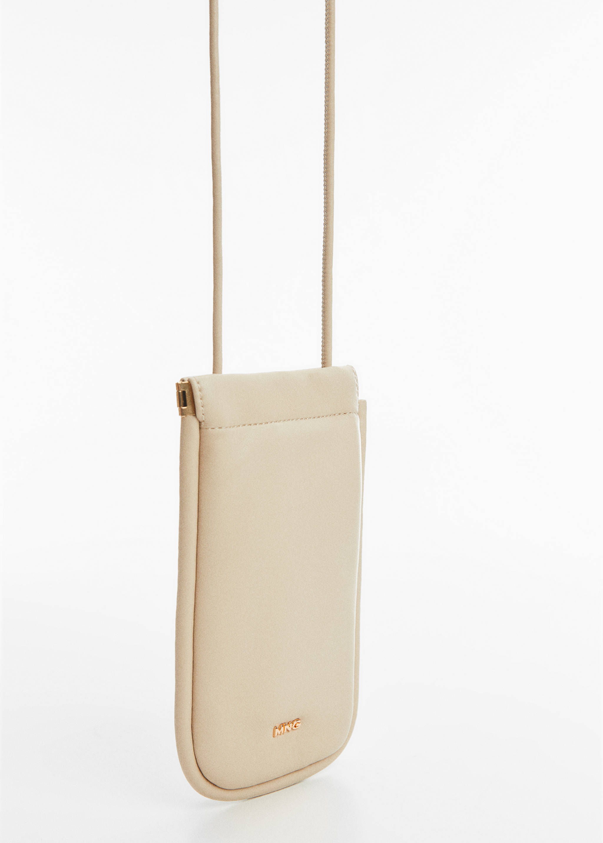 Quilted mobile case with logo - Medium plane