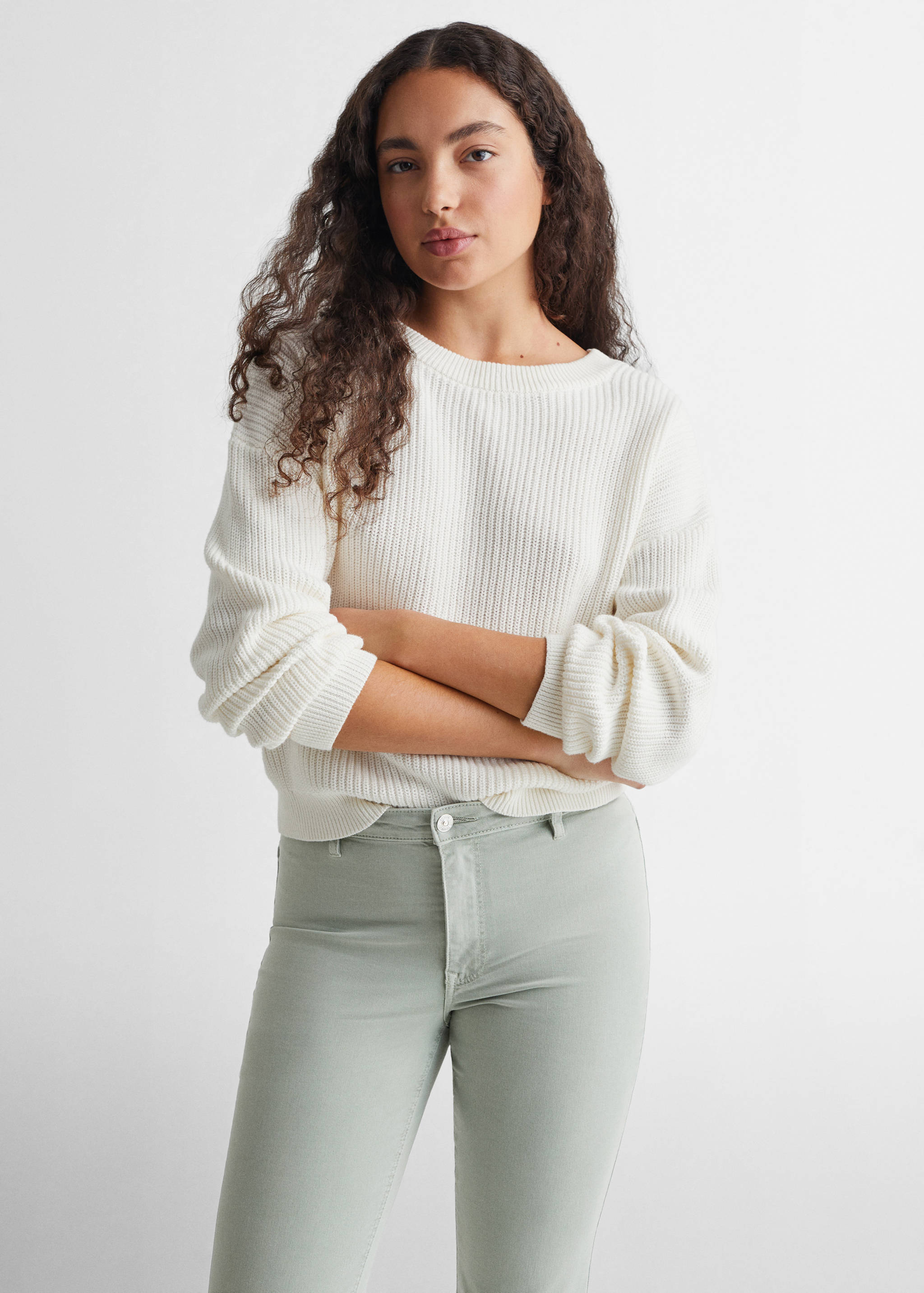 Flared Jeans mit Schlitz - Detail des Artikels 1