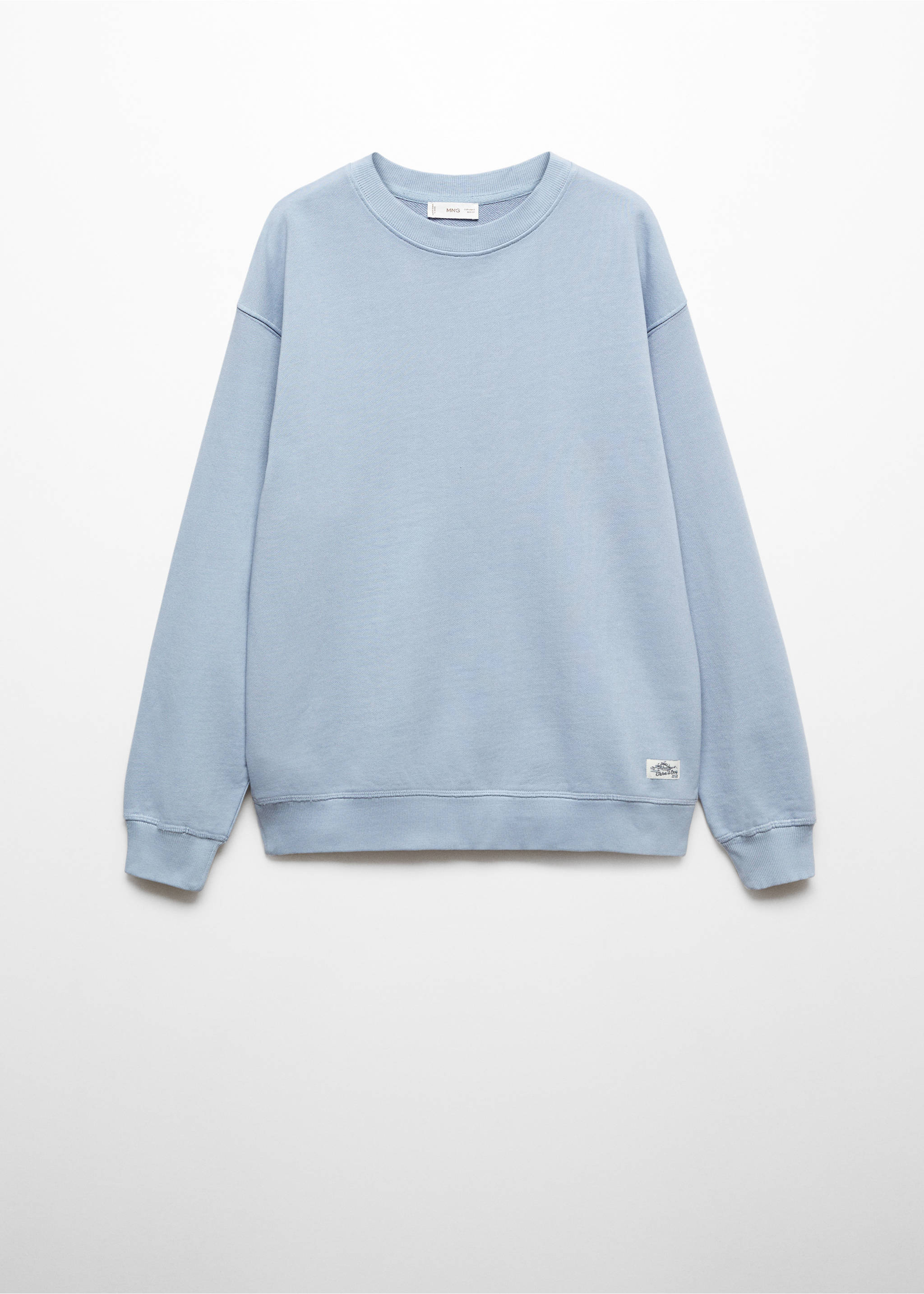Cotton sweatshirt - Article without model, Blue. Ref: 67052913-00.