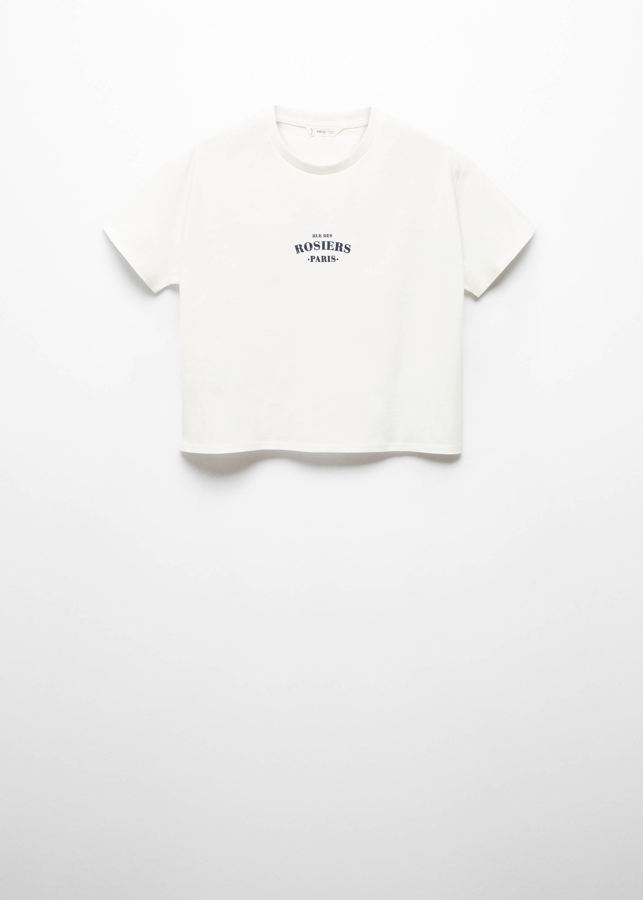 T-shirt com mensagem estampada - Artigo sem modelo