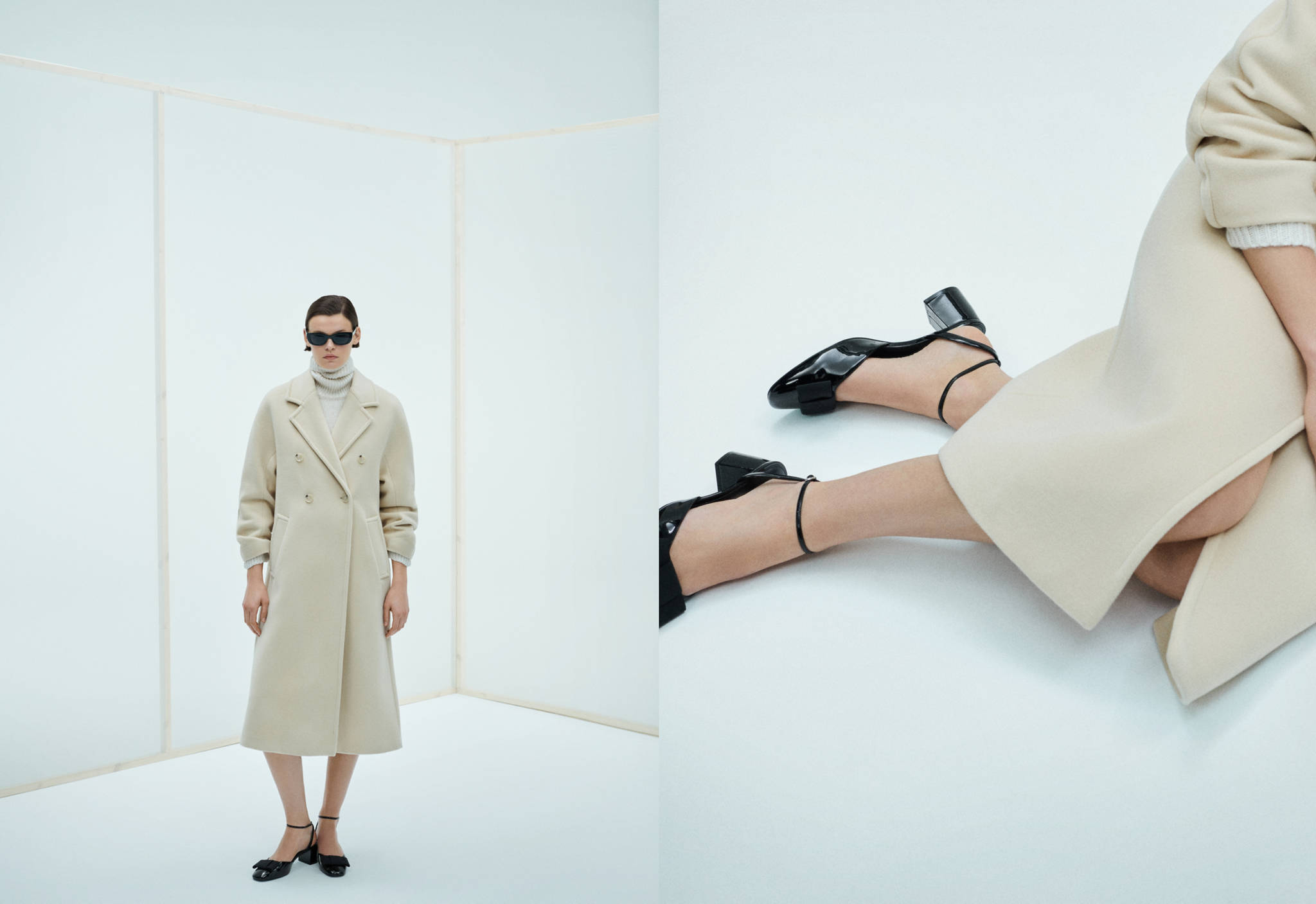 Patent leather bow shoe - Panoramic plane