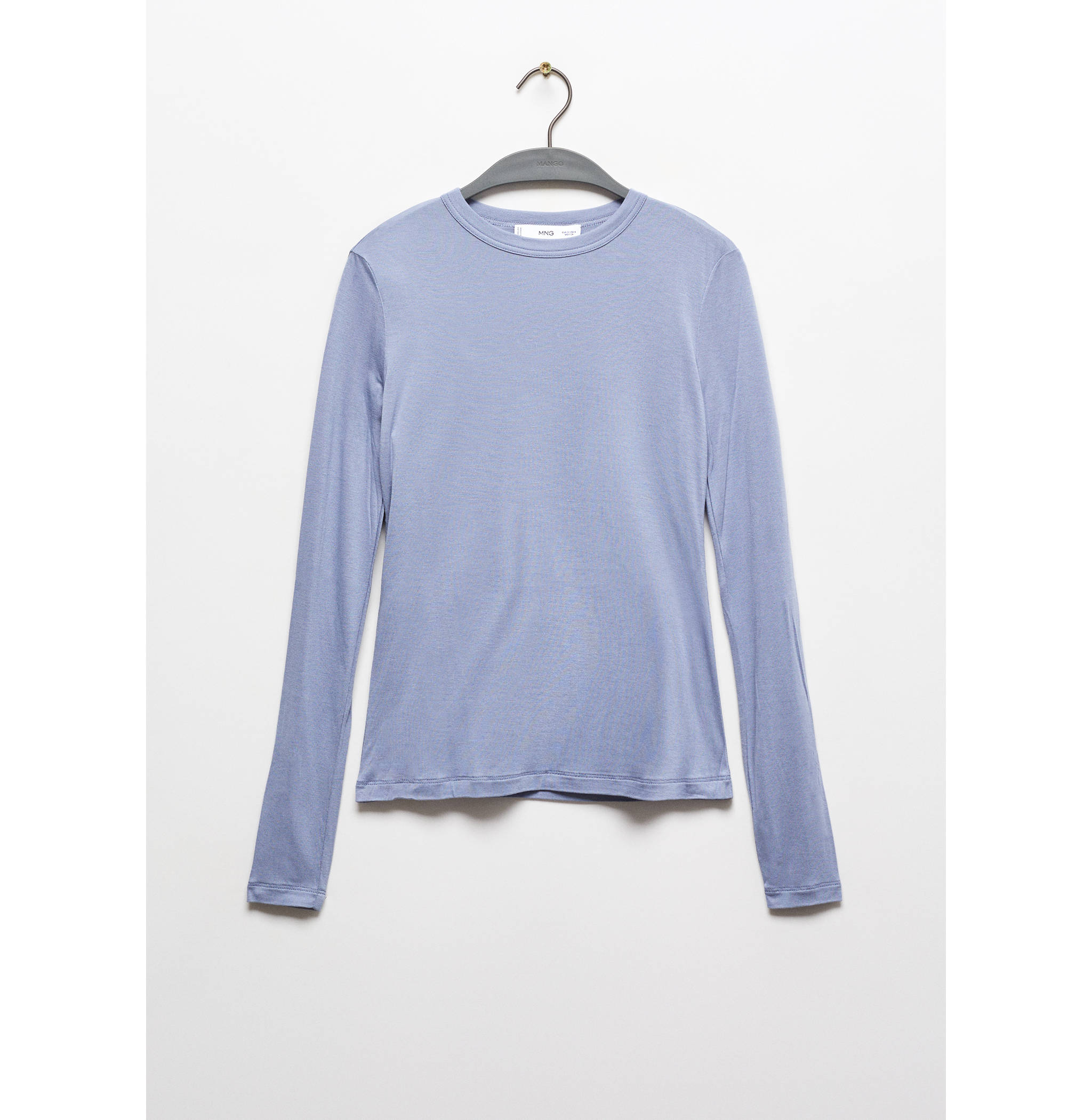 Round-neck long-sleeved t-shirt - Article without model