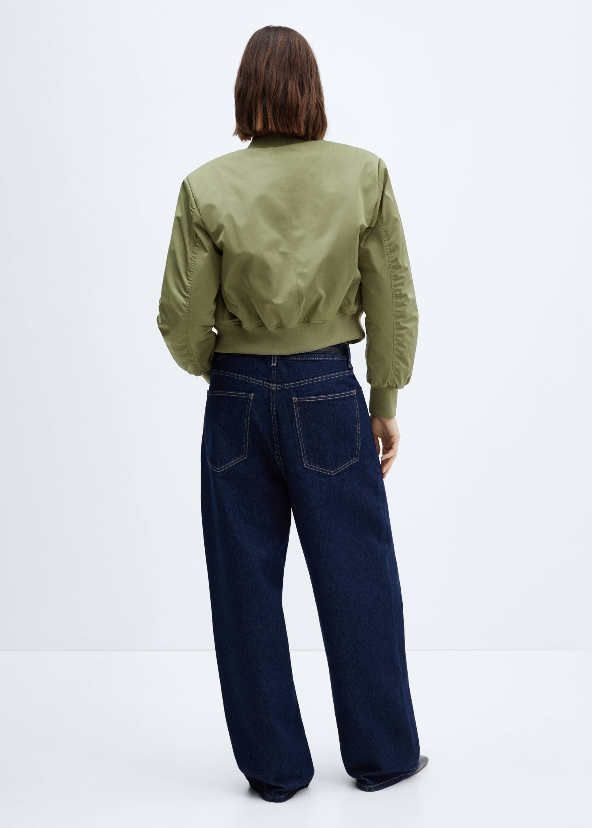 Oversized bomber jacket - Reverse of the article