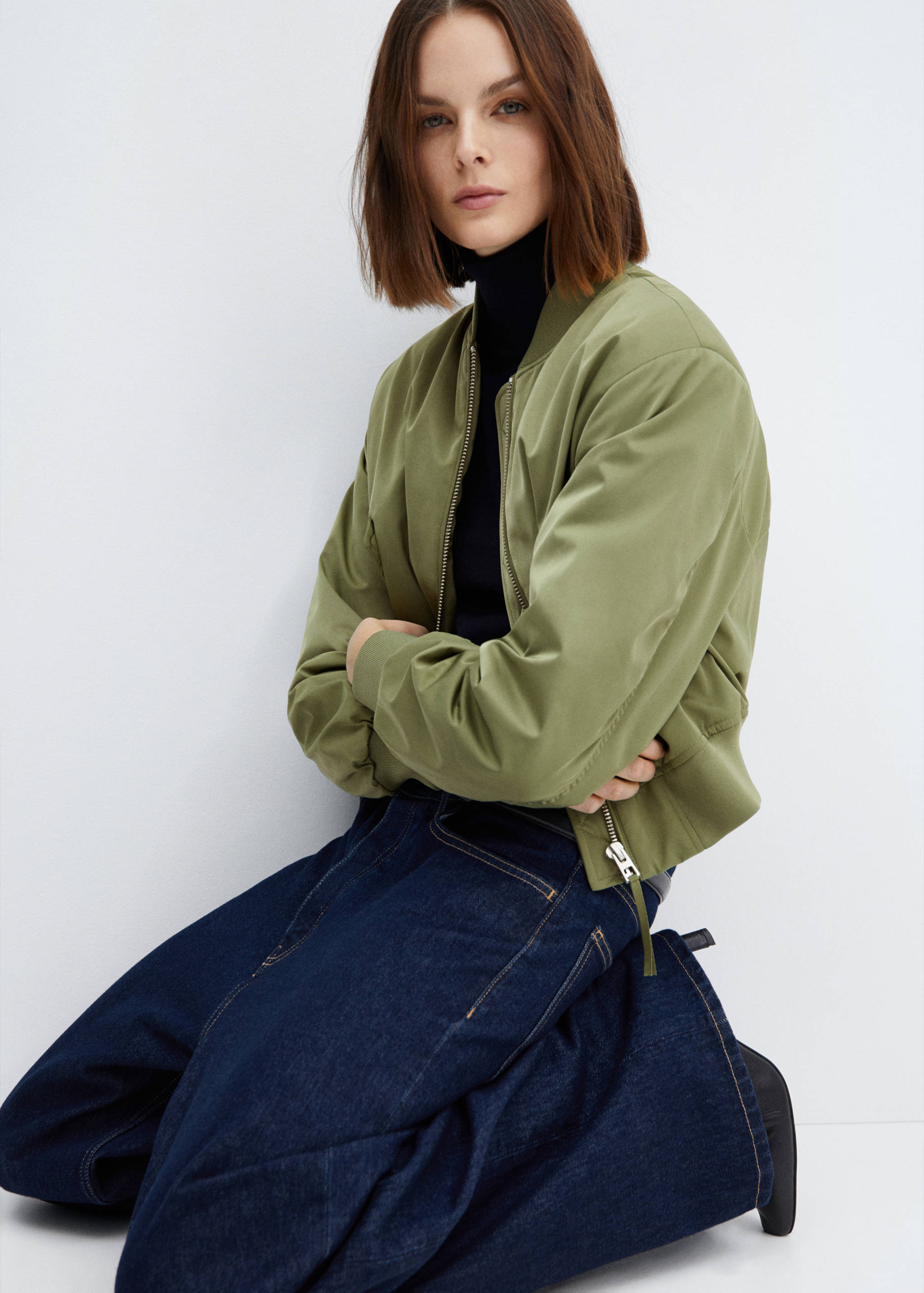 Oversized bomber jacket - Details of the article 2