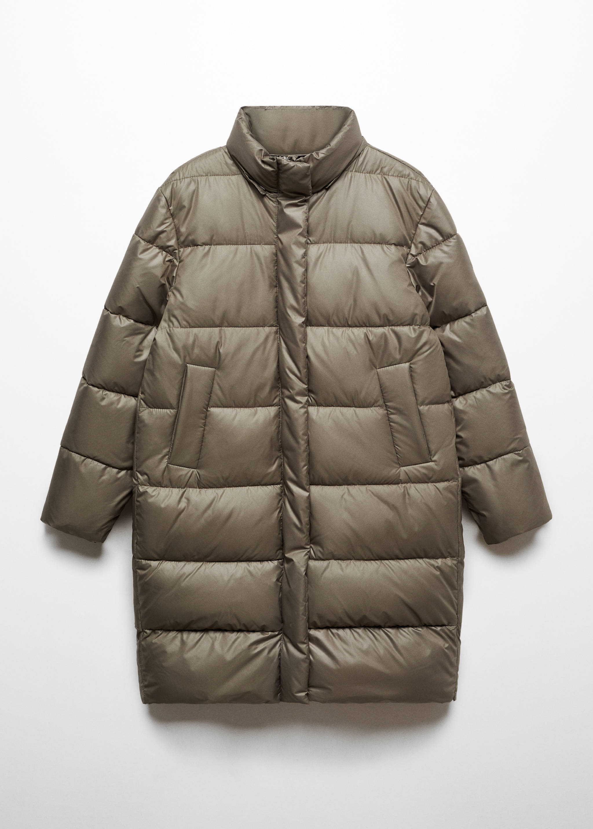Detachable hood puffer coat - Details of the article 8