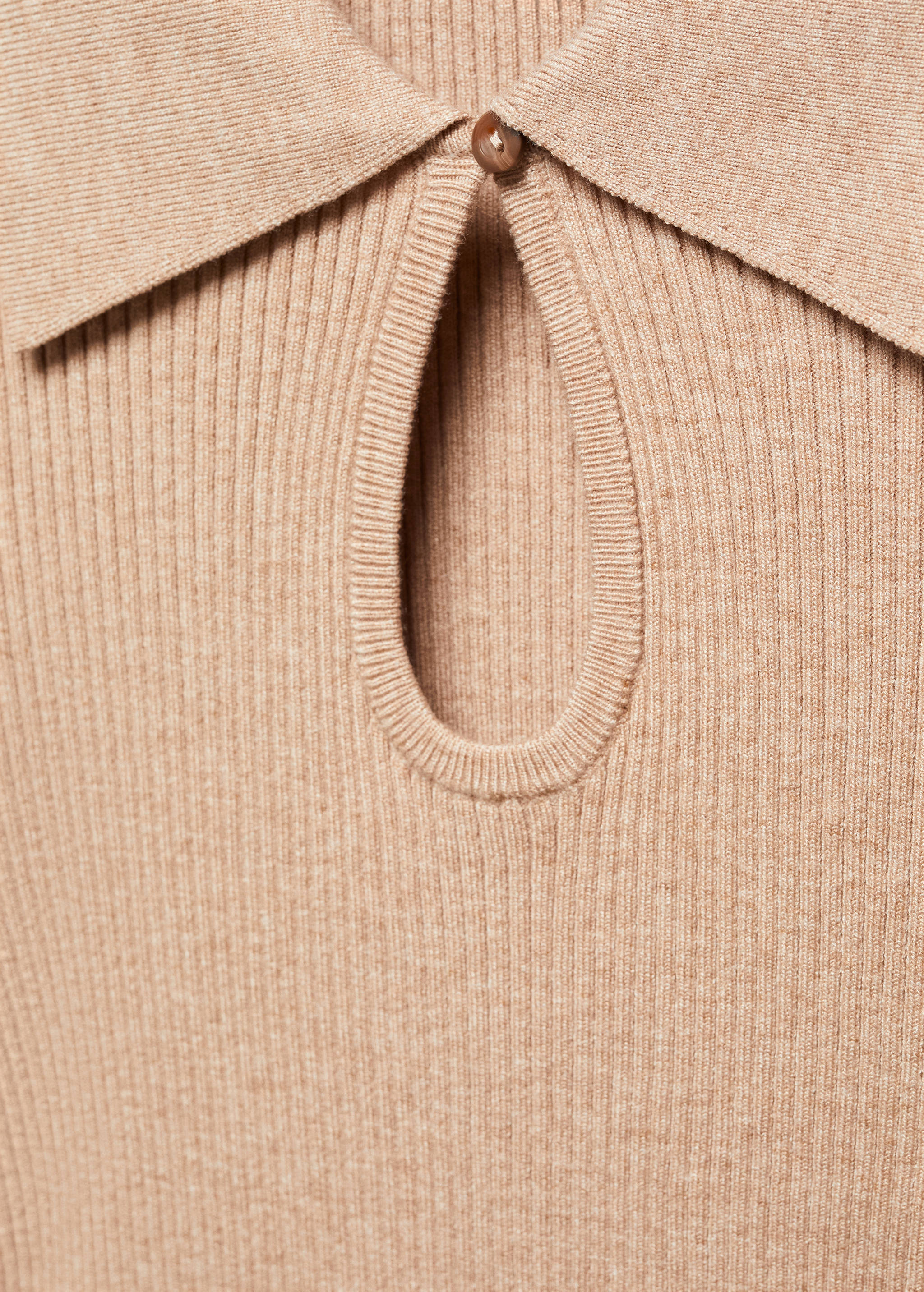 Pull-over col polo V ouverture - Détail de l'article 8