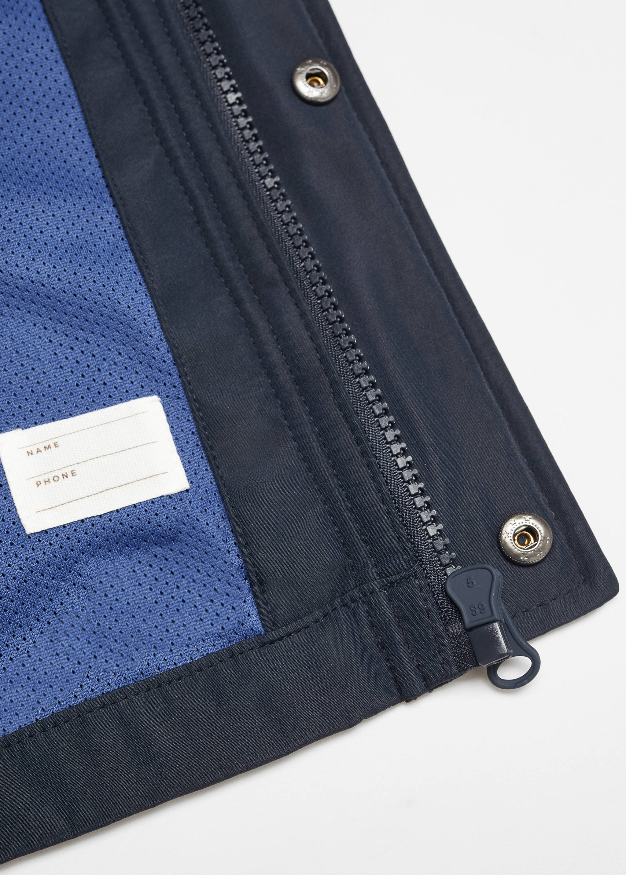 Hooded water-repellent barn jacket - Details of the article 8
