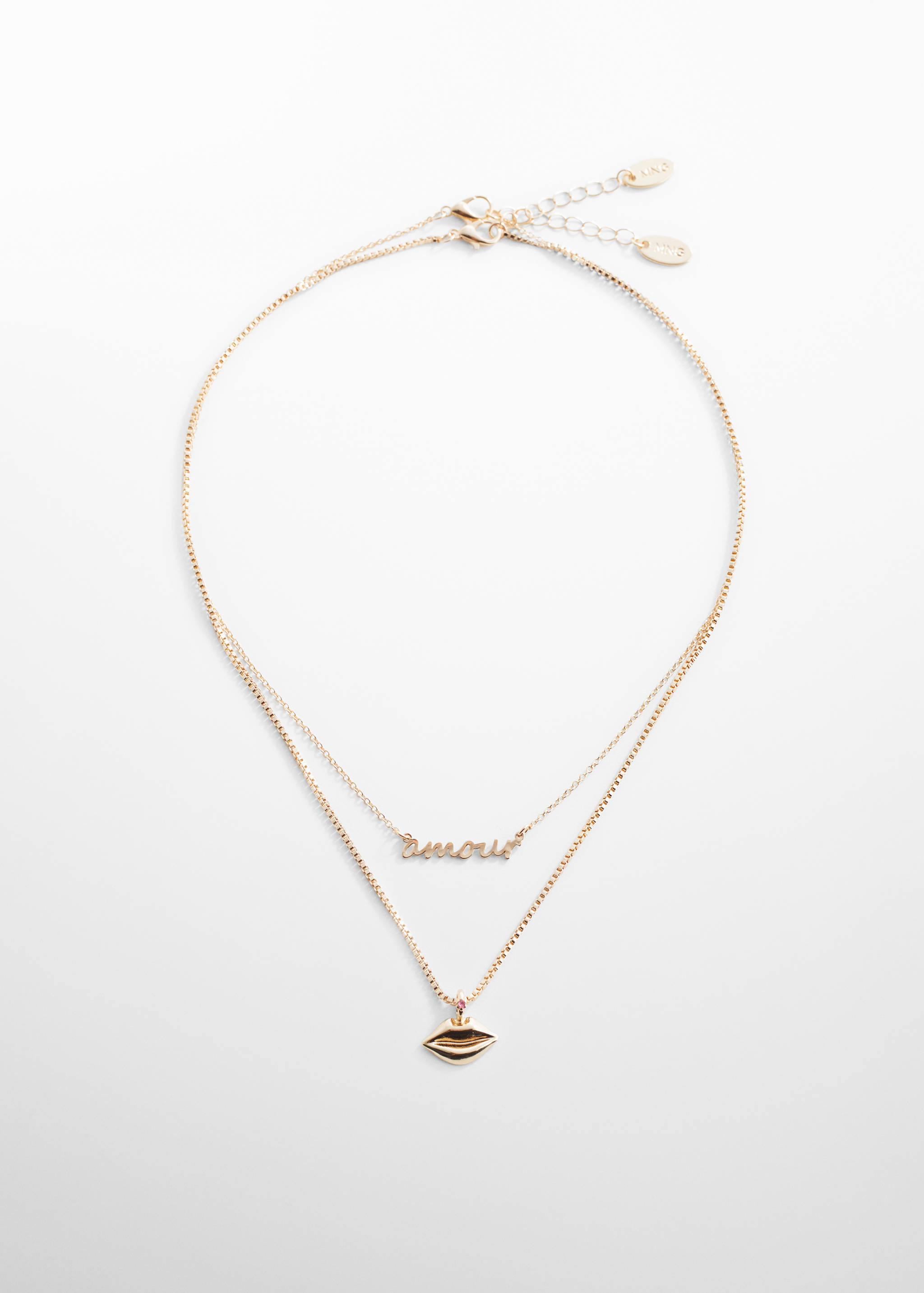 Zweireihige Lippen-Kette - Artikel ohne Model