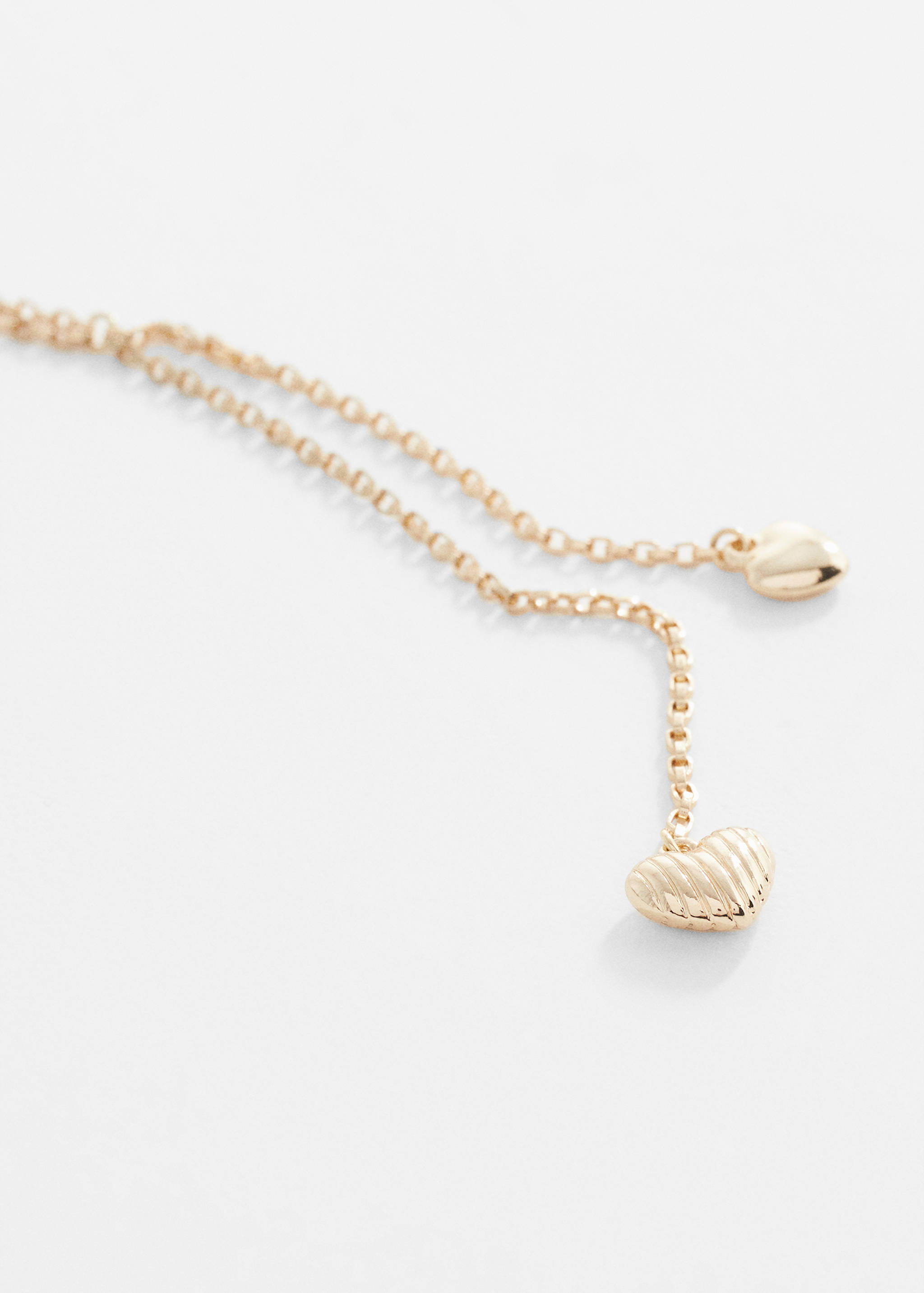 Heart pendant necklace - Medium plane