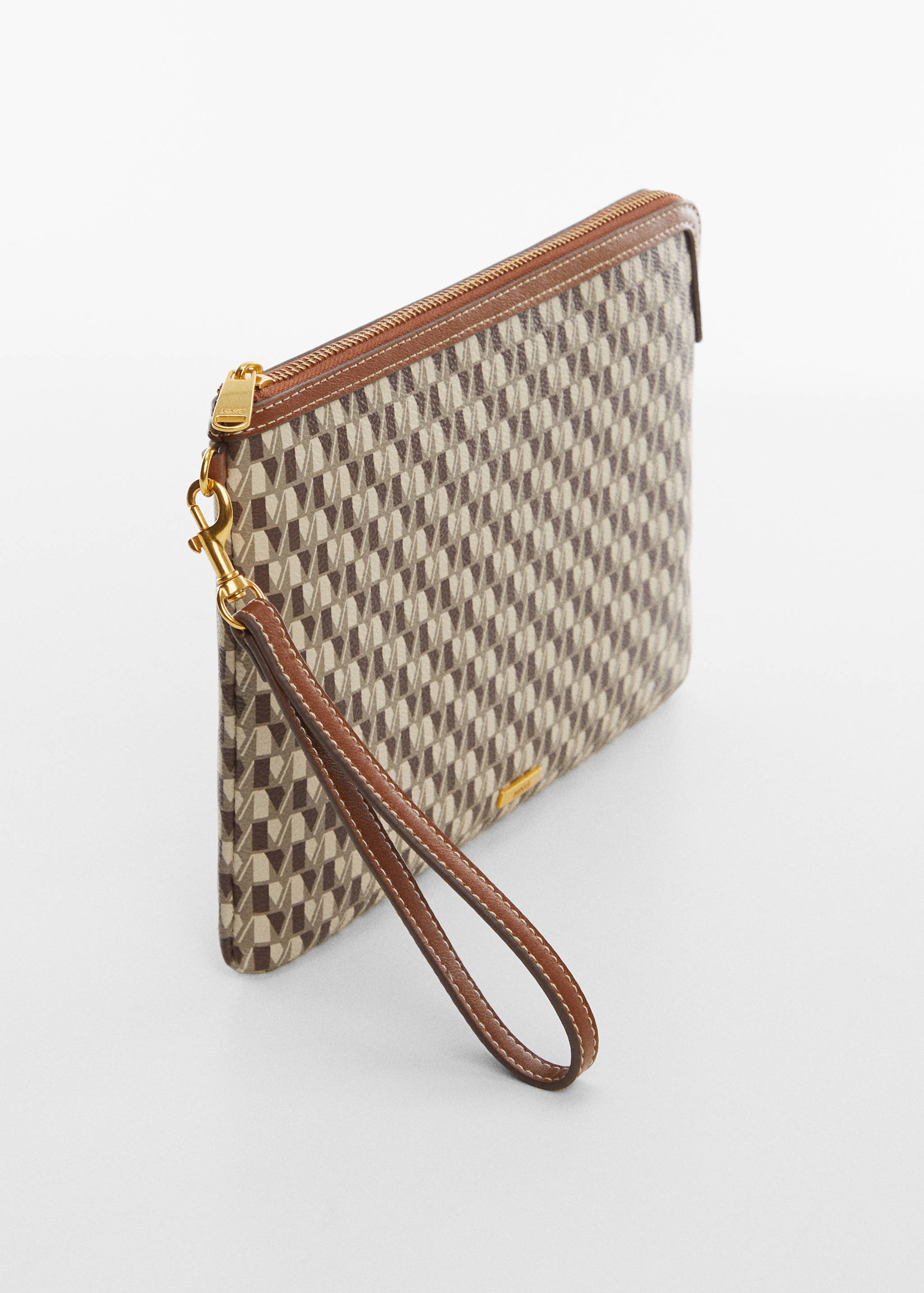 Pochette estampado logo - Plano medio