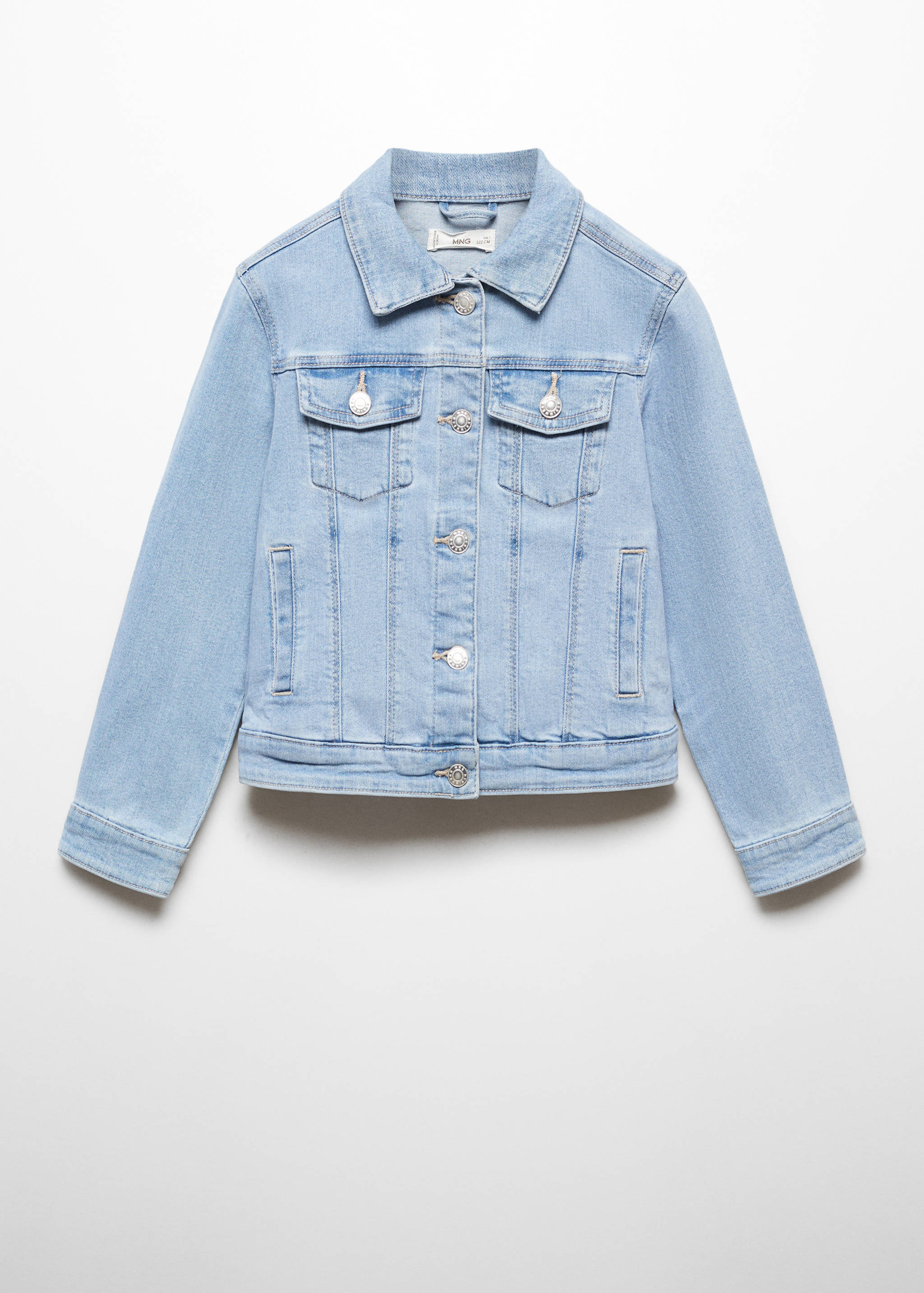 Blusão de ganga com bolsos - Artigo sem modelo