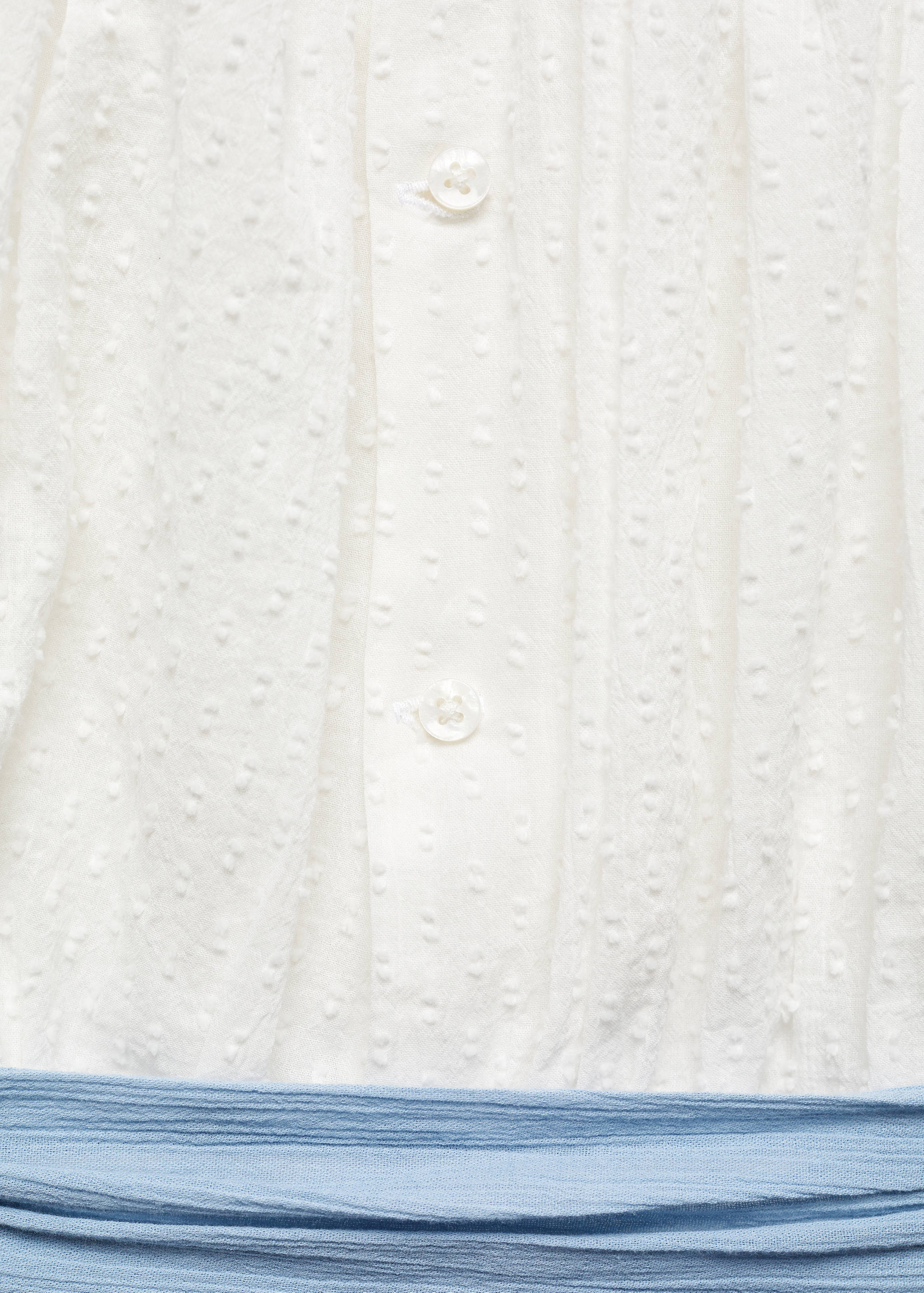 薄纱圆点连身裤 - null