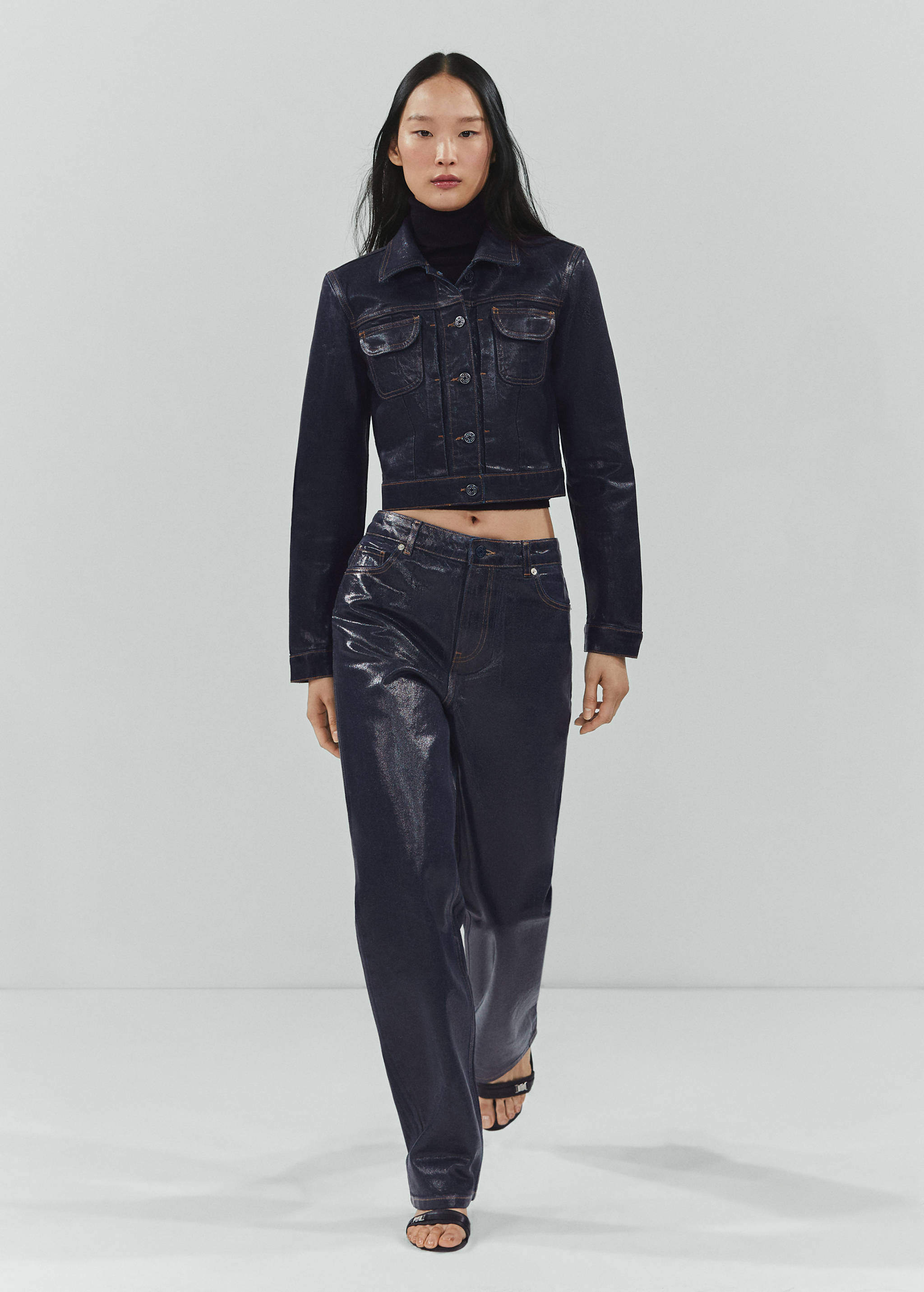 Straight foil jeans - General plane