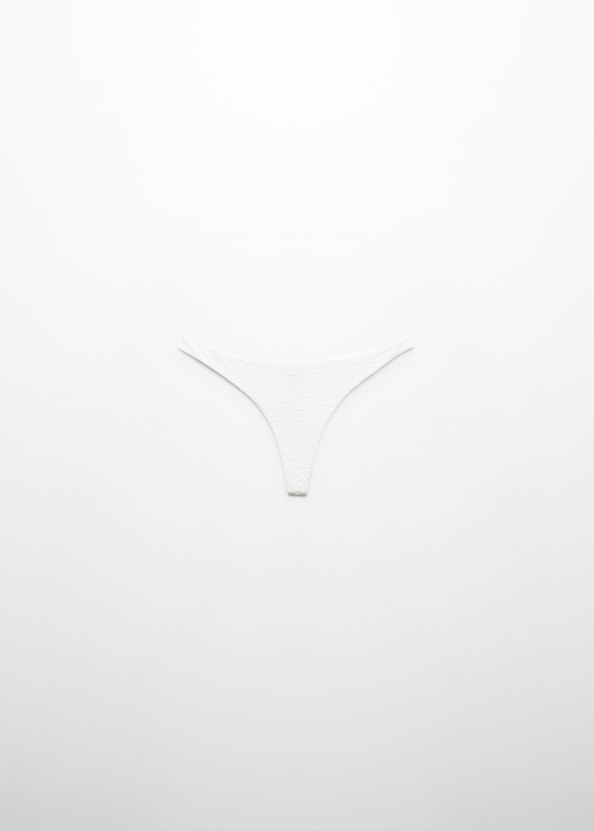 Textured Brazilian bikini bottoms - Article without model