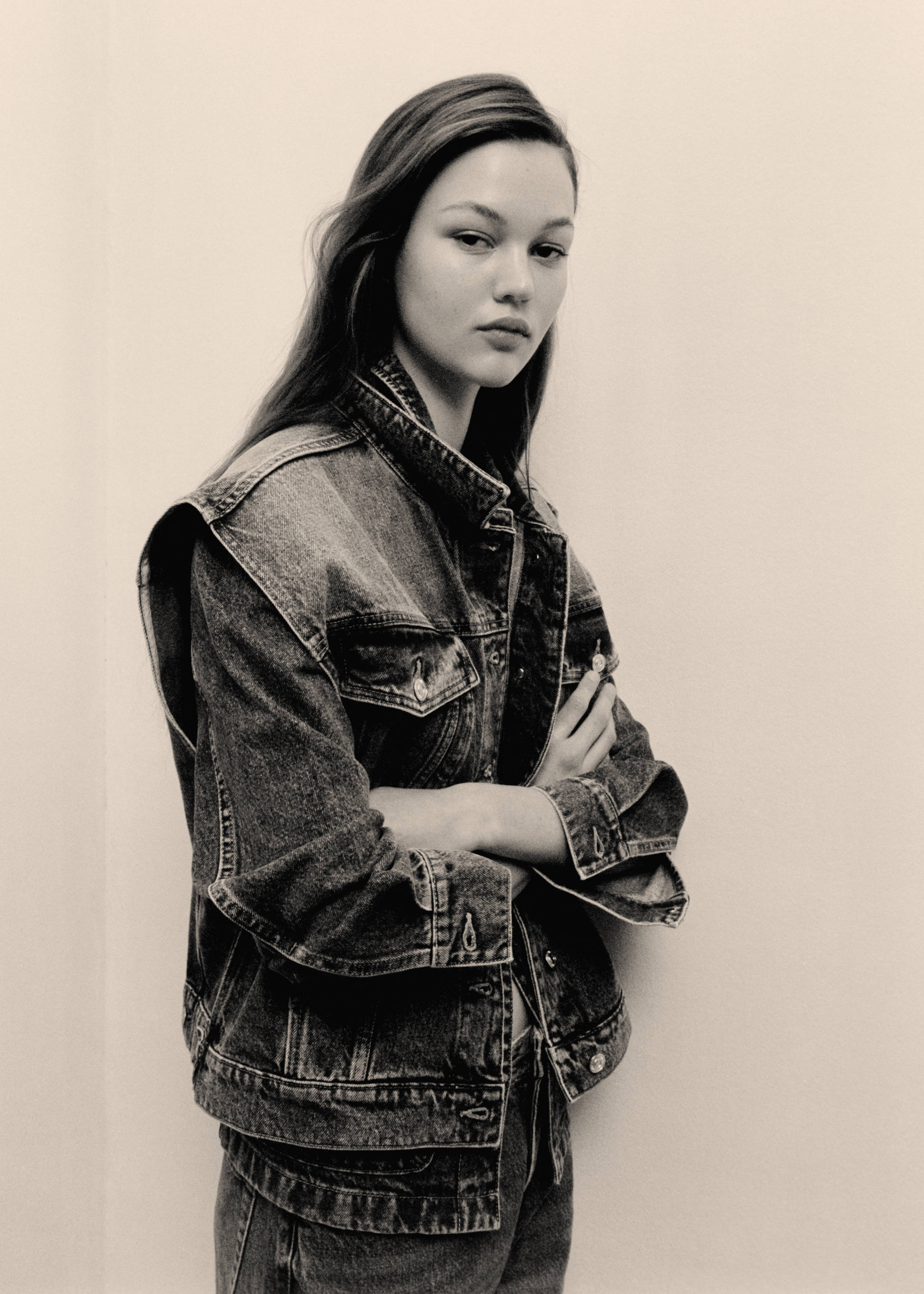 Chaleco denim oversize - Detalle del artículo 7