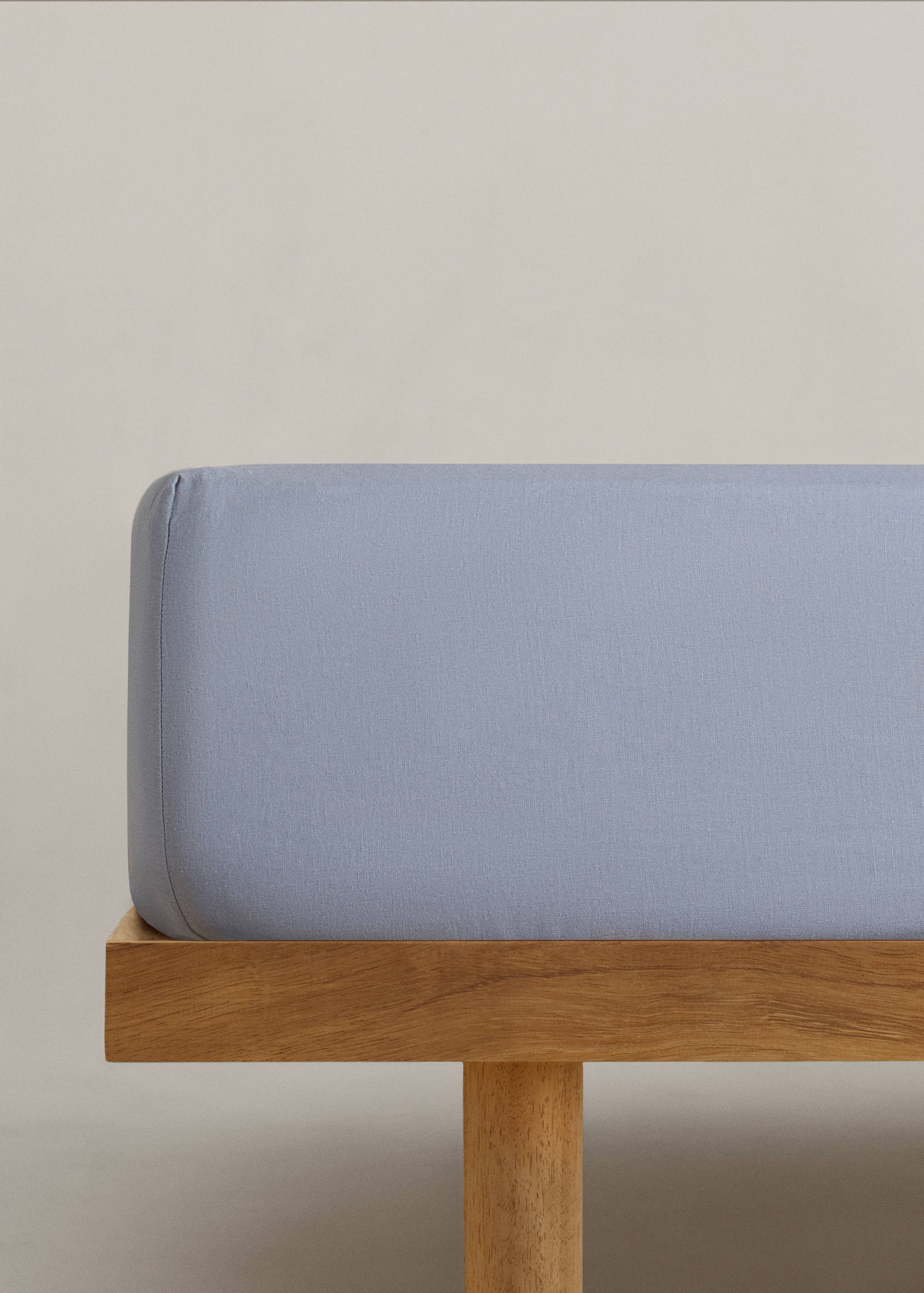 Spannbetttuch aus 100 % Leinen für 160 cm Bett - Artikel ohne Model