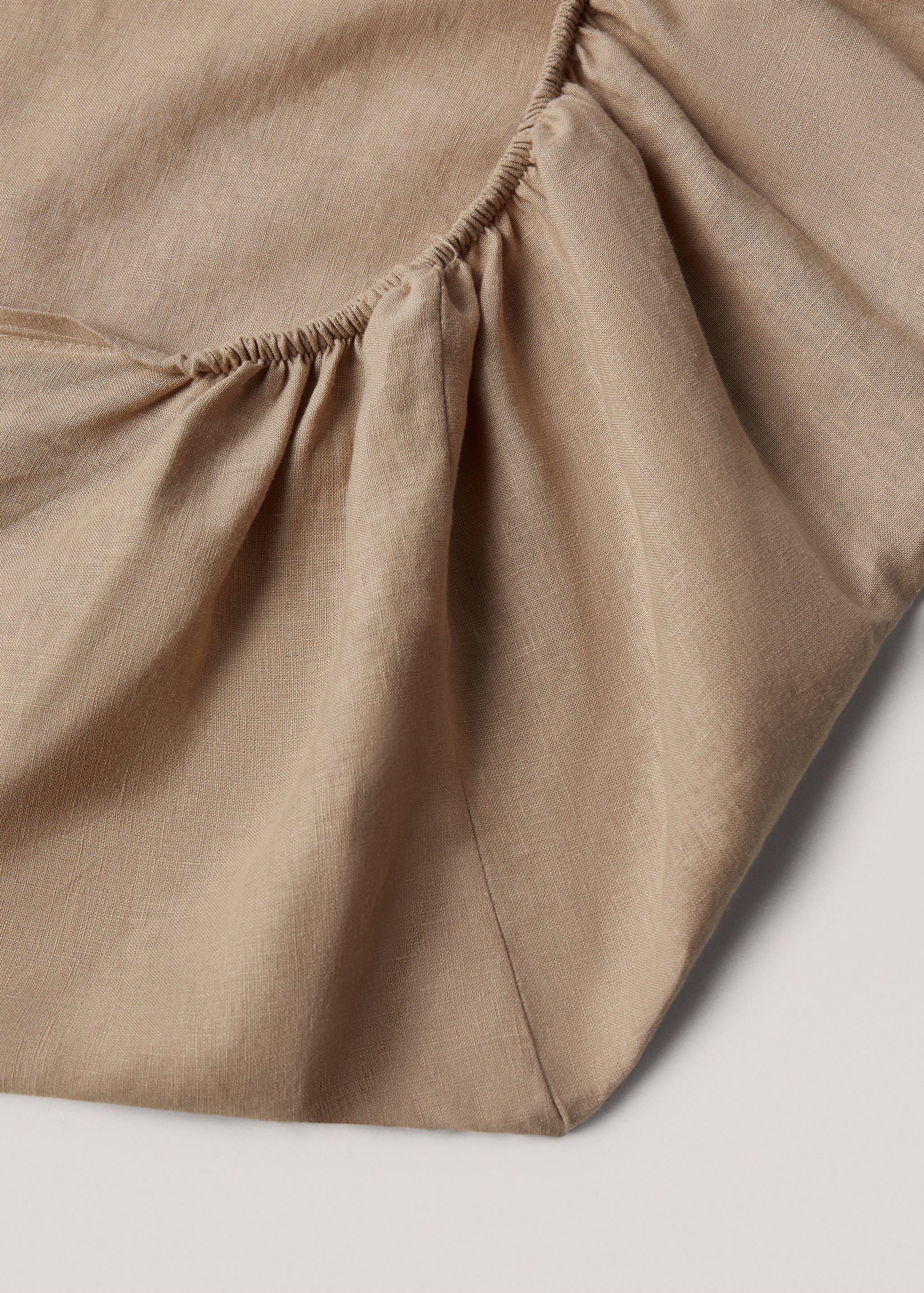 100% linen fitted sheet for queen bed - Details of the article 2