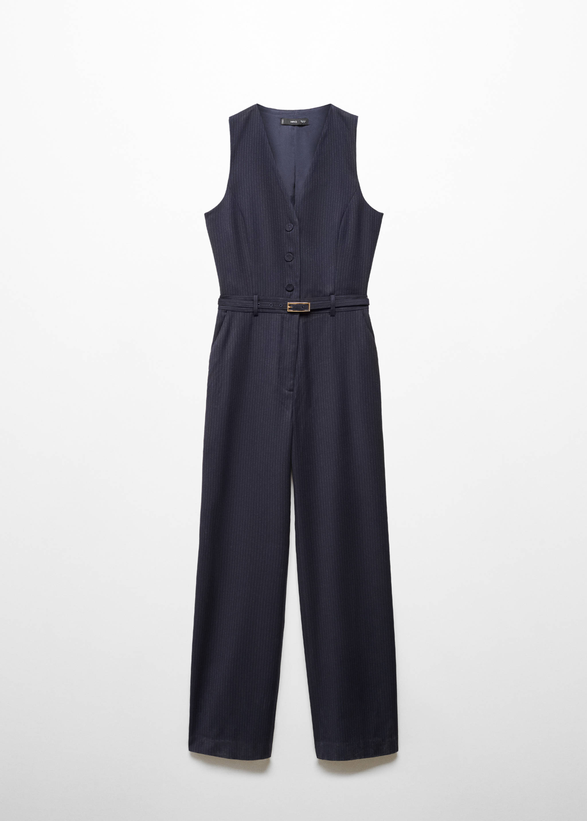 Striped long jumpsuit - Article without model