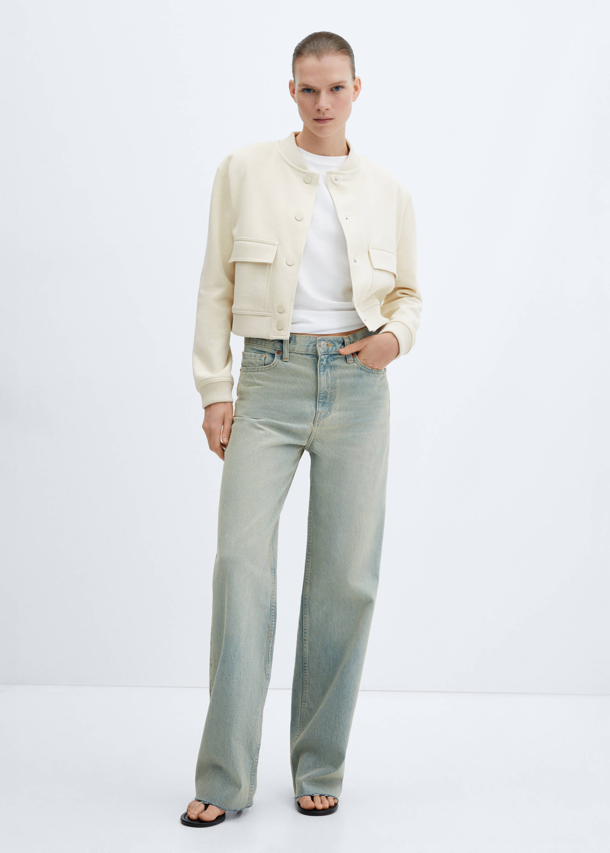 Veste bomber coton - Plan général