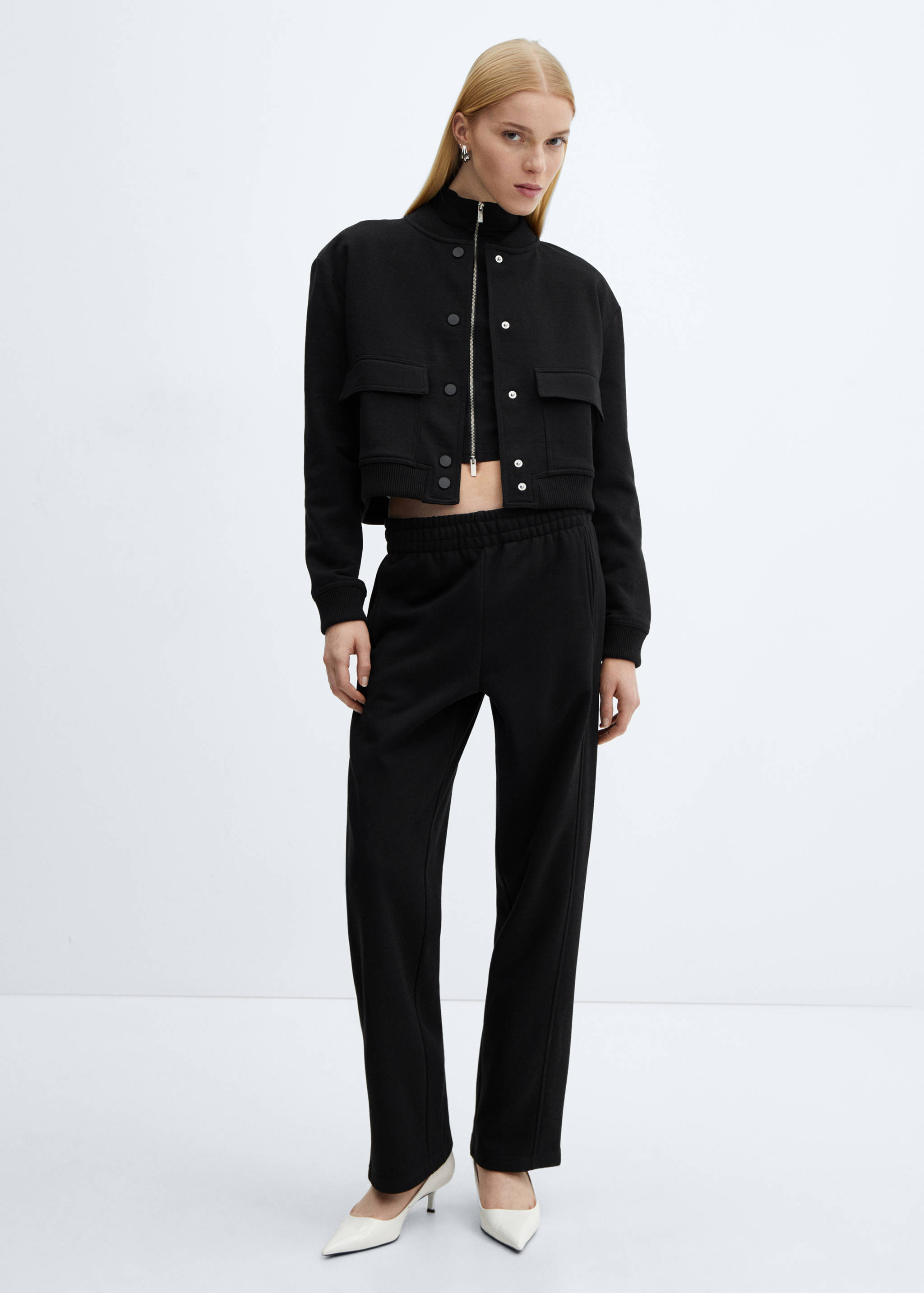 Veste bomber coton - Plan général