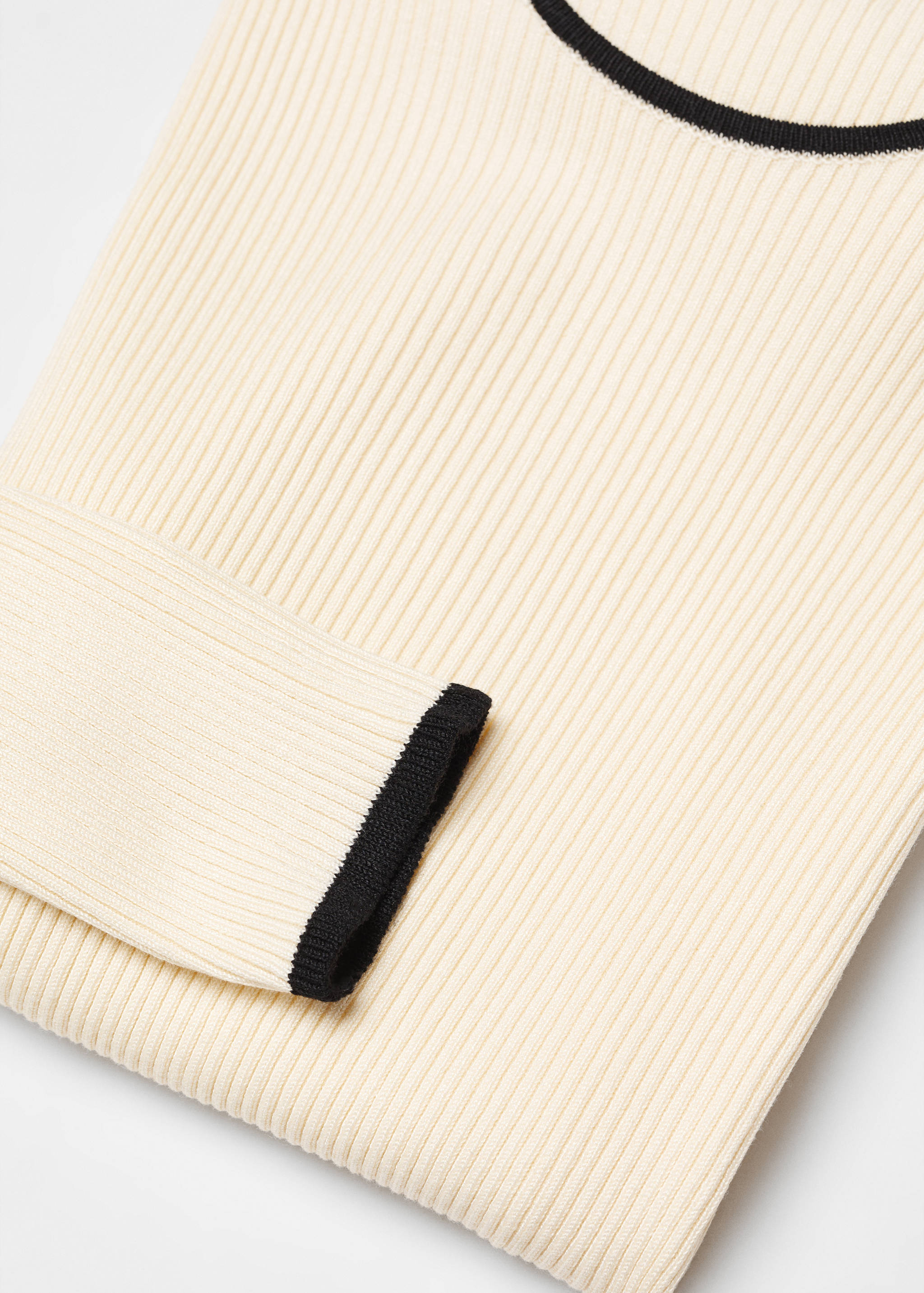 Contrast trim sweater - Details of the article 8