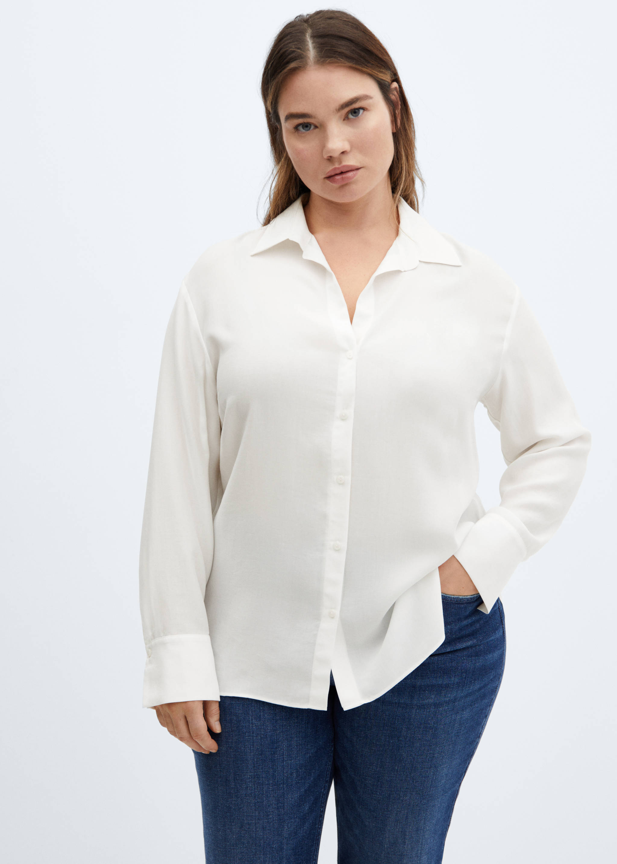 Camisa fluida lyocell - Detalle del artículo 5