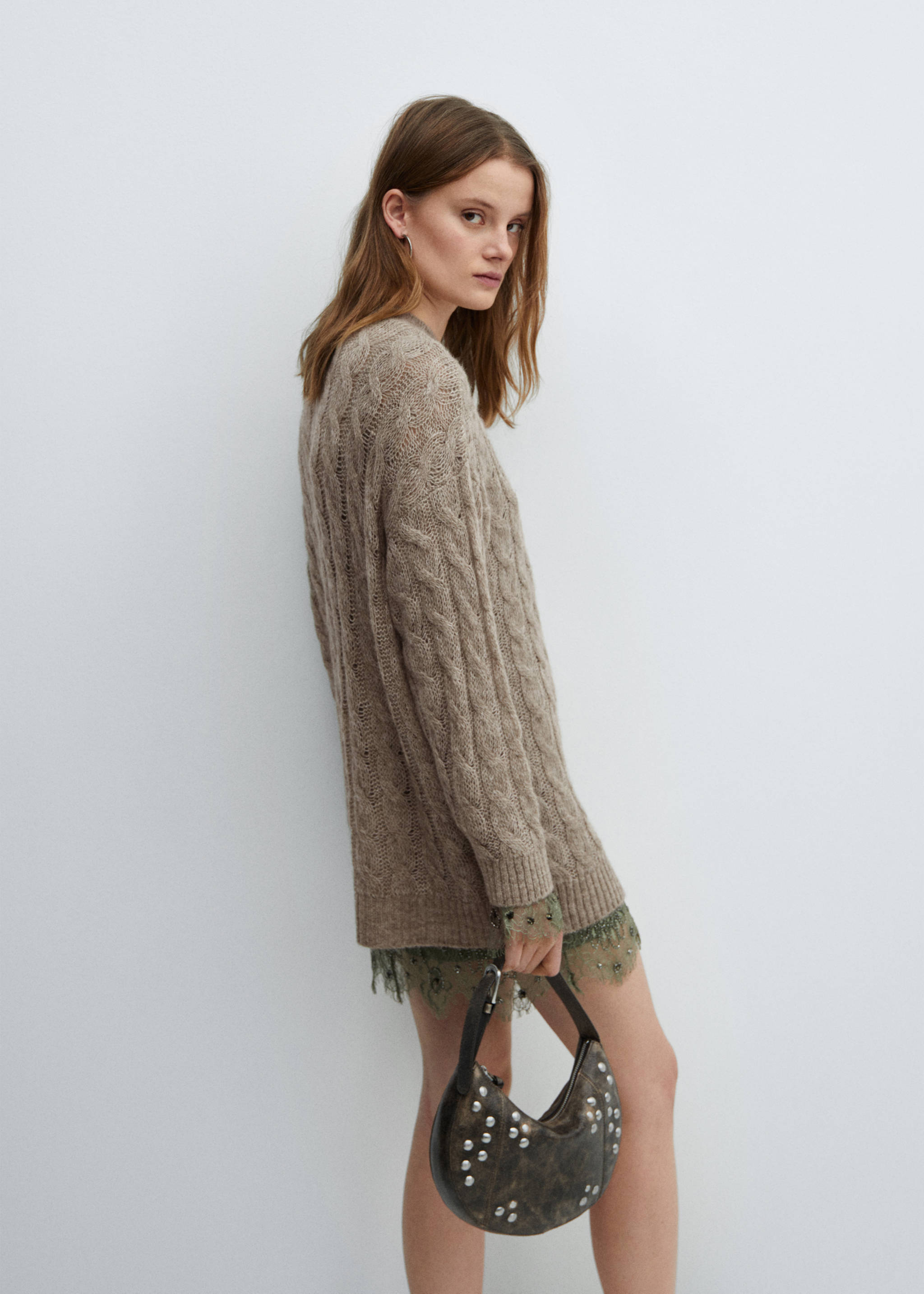 Pull long déchirures décoratives - Détail de l'article 4
