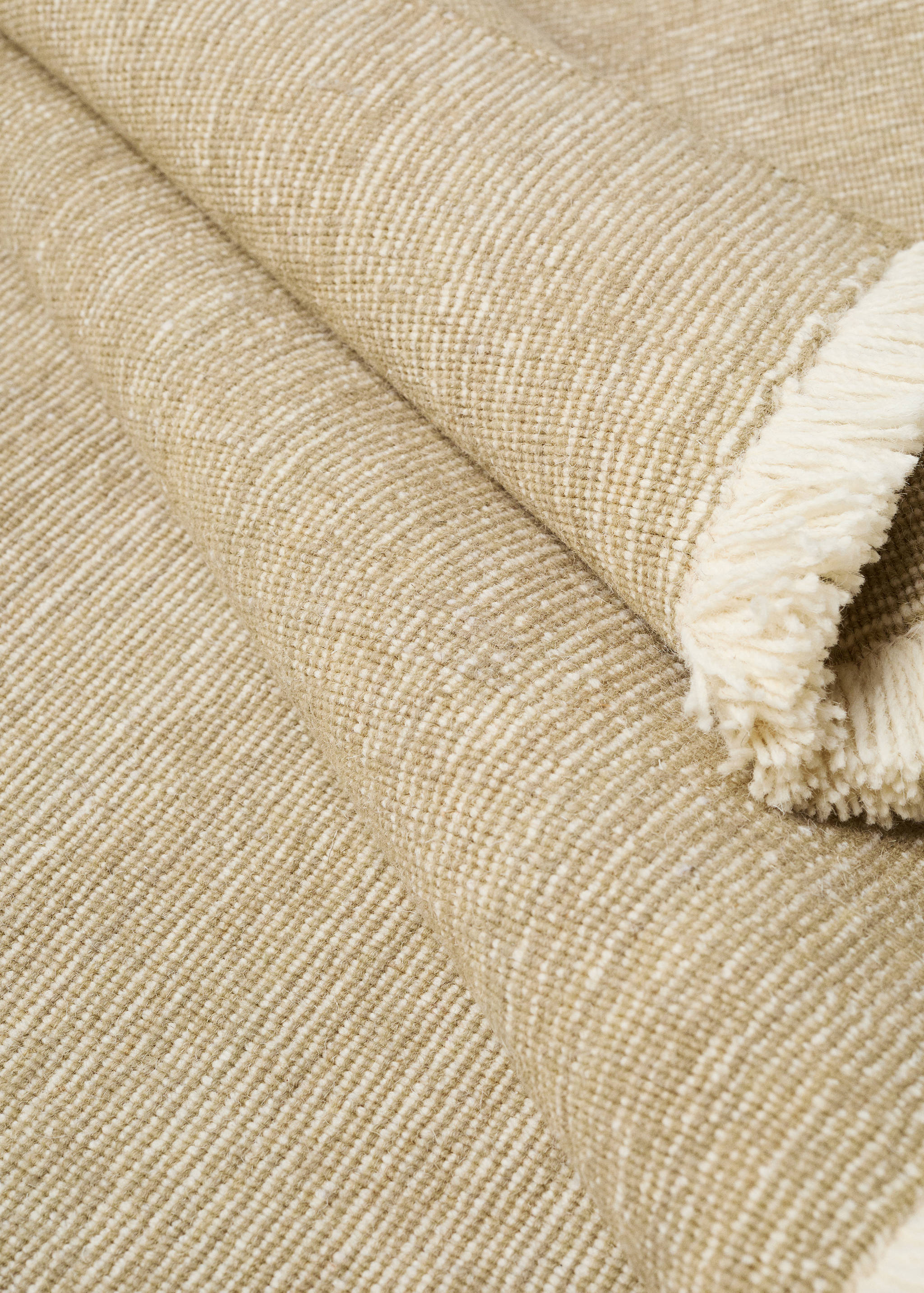 Fransenteppich aus 100 % Wolle - Detail des Artikels 2