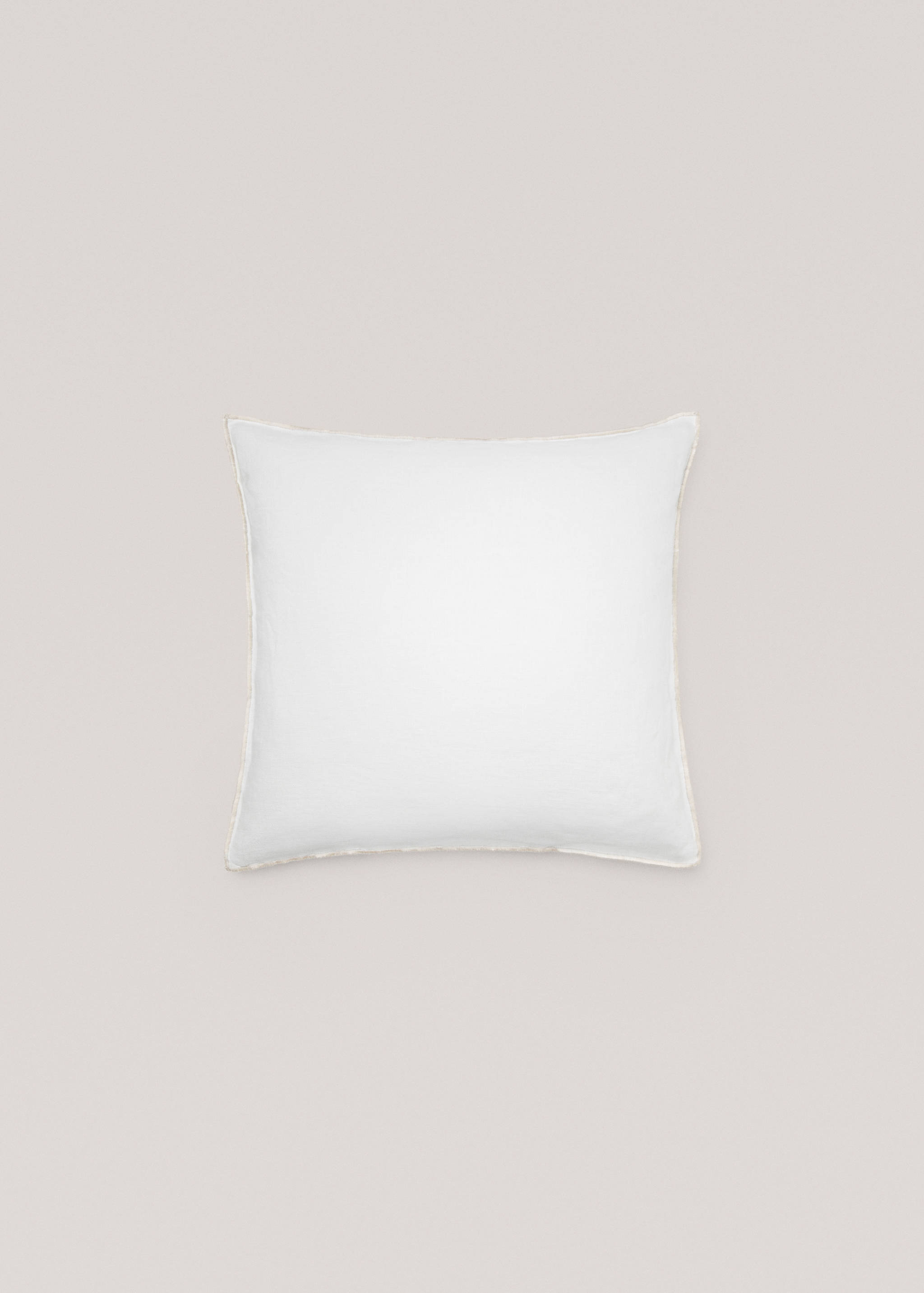 Funda cojín lino ribete 45x45cm - Artículo sin modelo